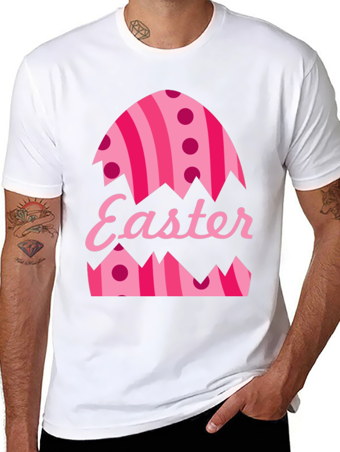 Easter Egg Cracked Open Graphic Tee