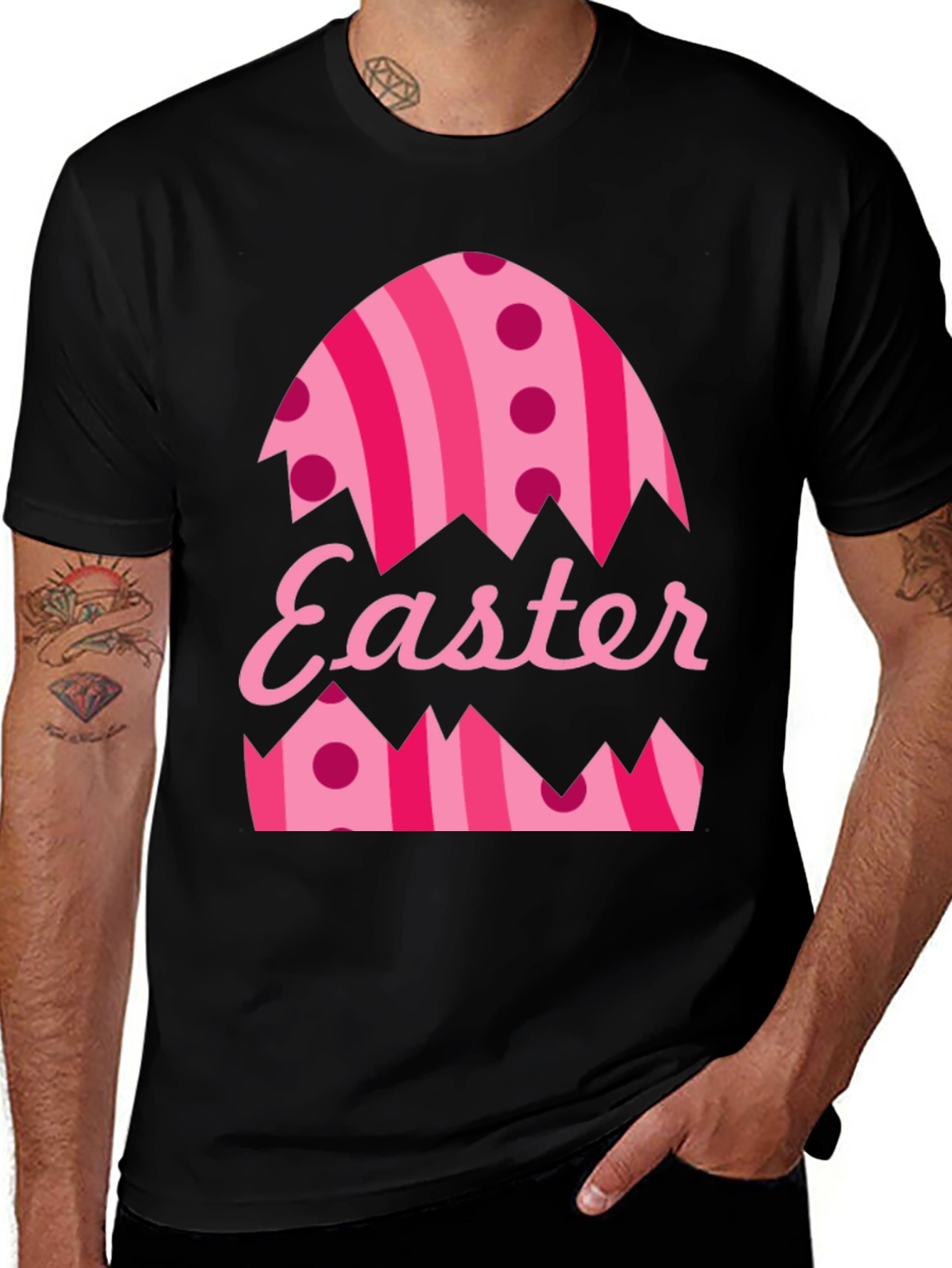 Easter Egg Cracked Open Graphic Tee