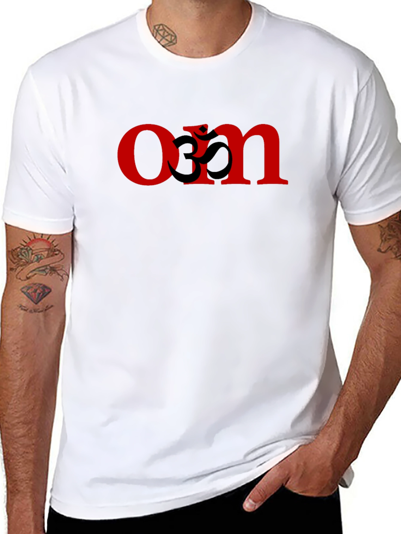 Om Symbol Graphic T-Shirt - Black