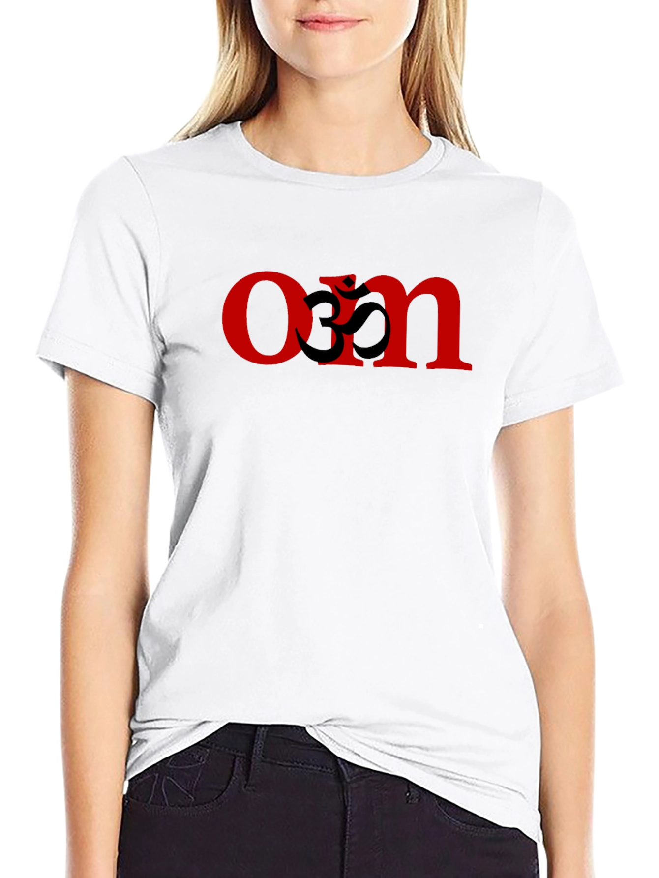 Om Symbol Graphic T-Shirt - Black