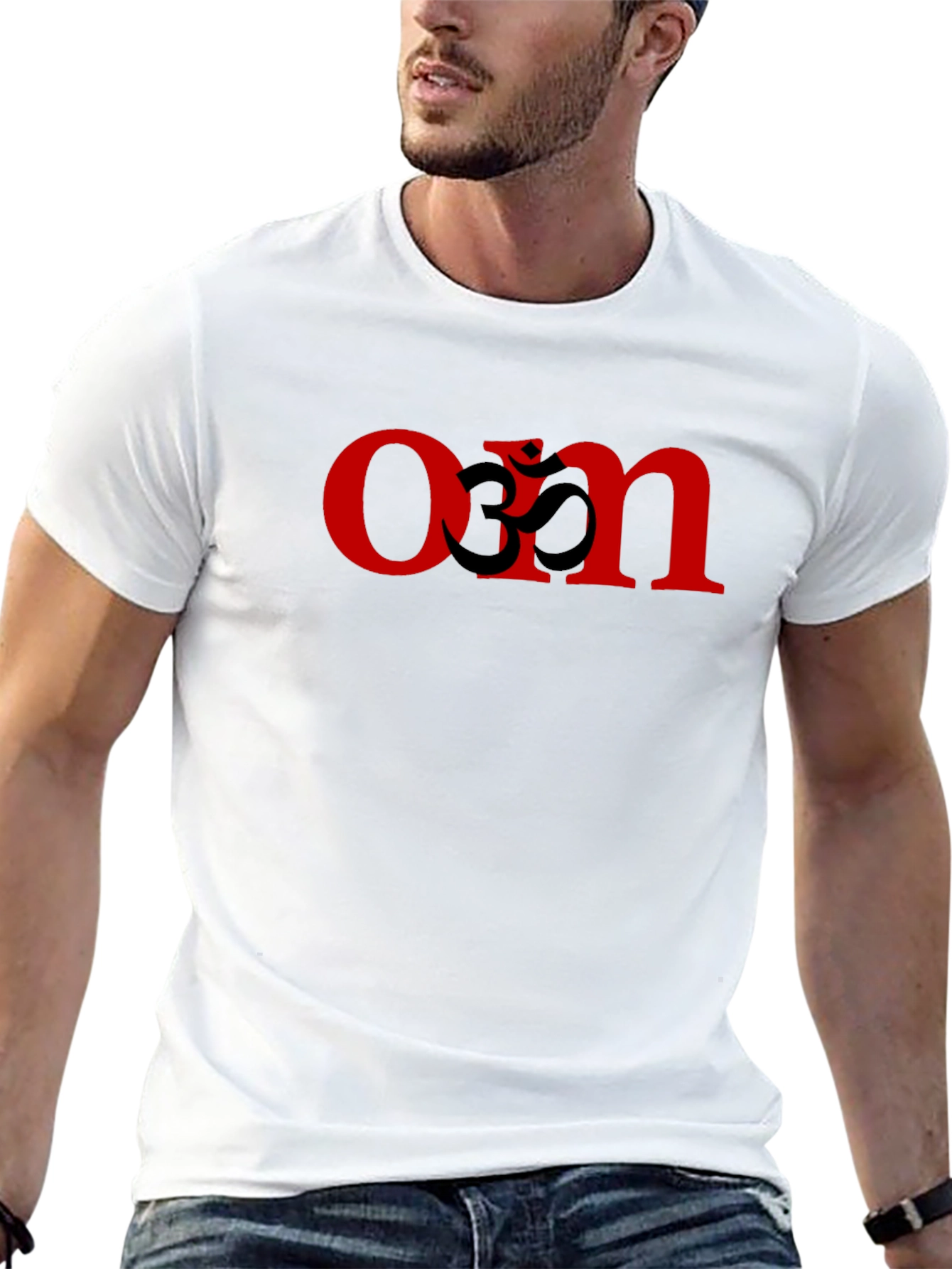 Om Symbol Graphic T-Shirt - Black