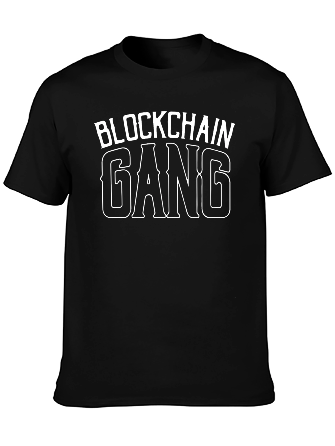 Blockchain Gang Black T-Shirt - Crypto Currency Design