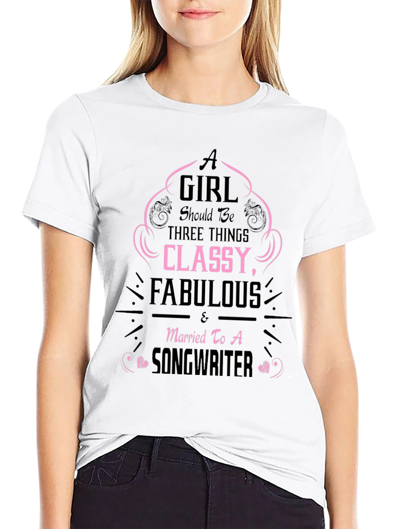 Classy Songwriter Wife Graphic Tee