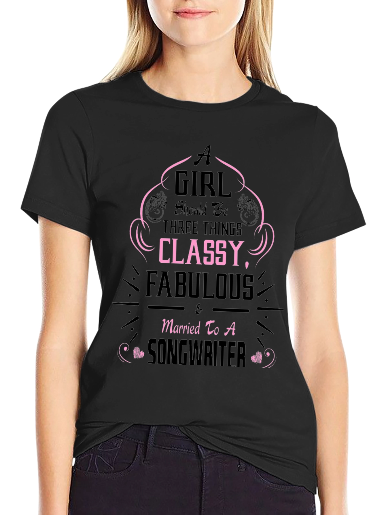 Classy Songwriter Wife Graphic Tee