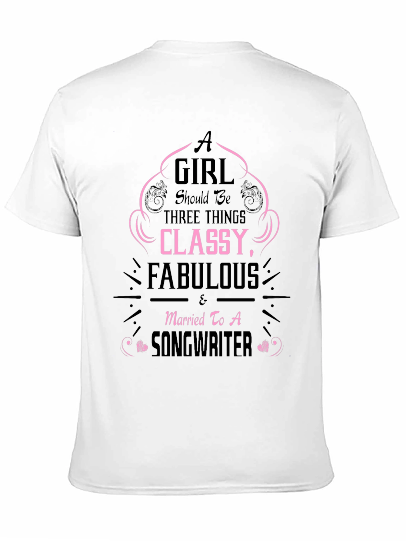 Classy Songwriter Wife Graphic Tee