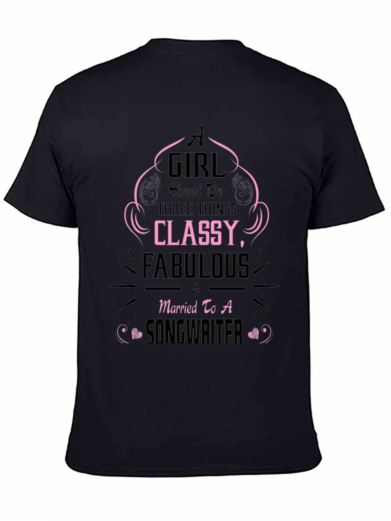 Classy Songwriter Wife Graphic Tee