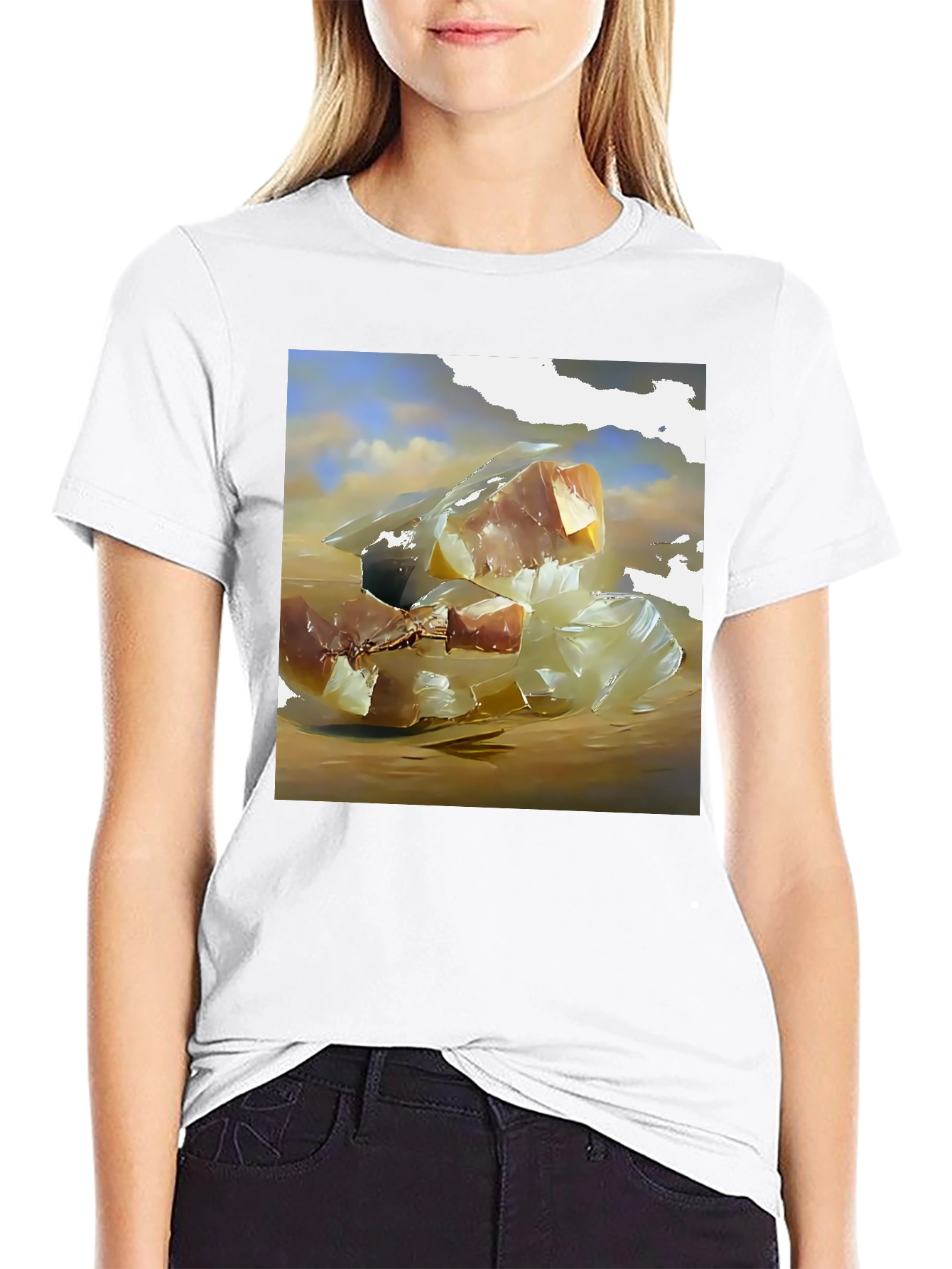 Abstract Food Art T-Shirt