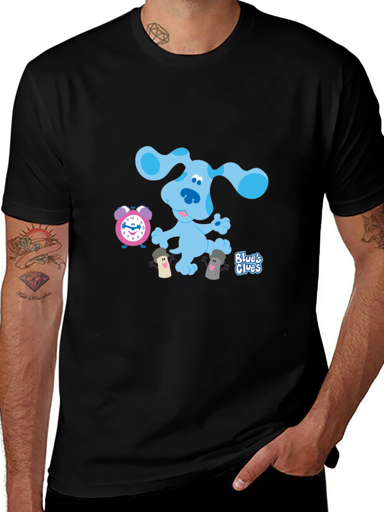 Blues Clues Black Graphic Tee