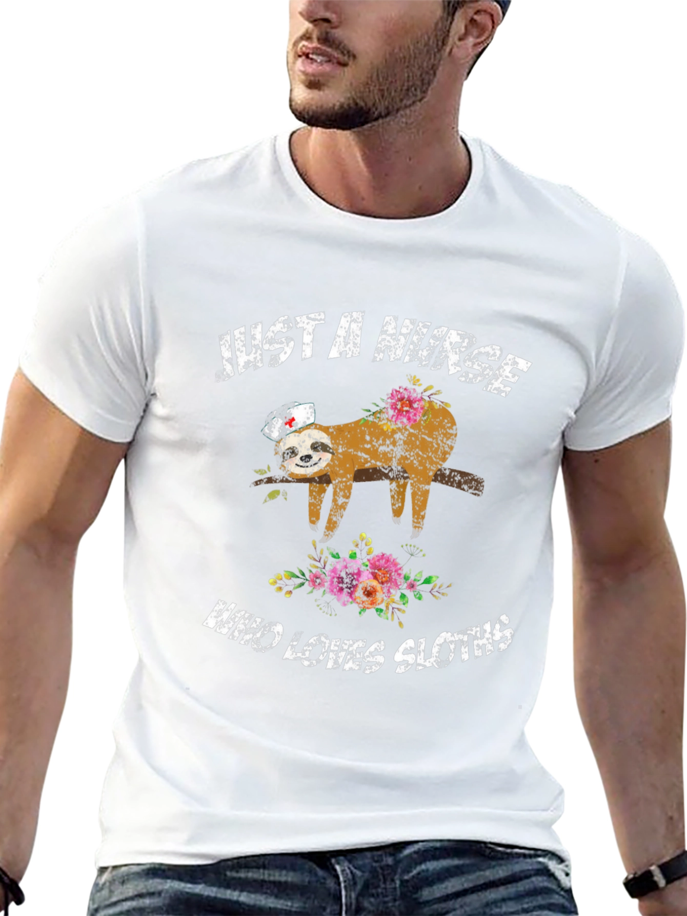 Just a Nurse Who Loves Sloths T-Shirt