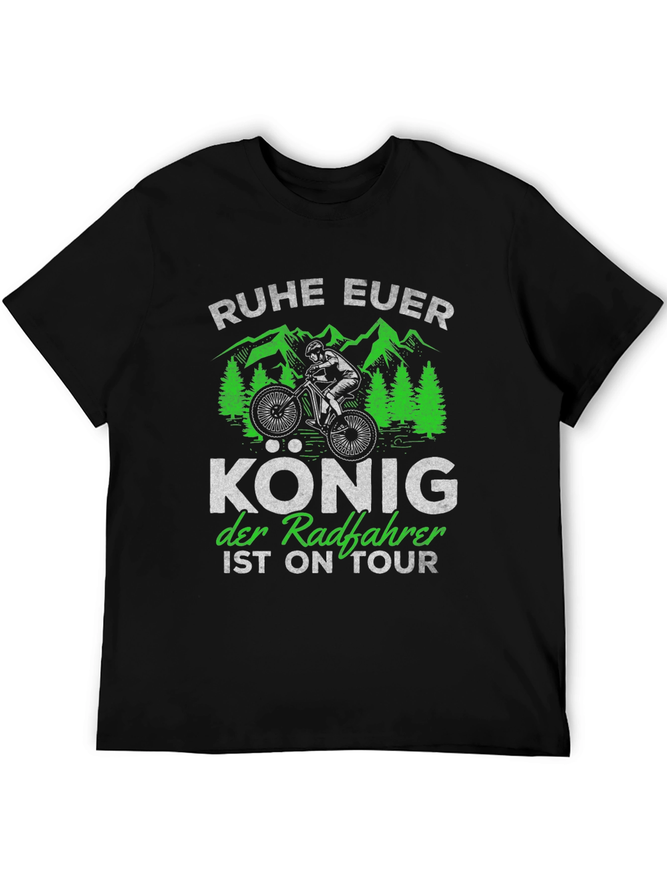 Ruhe Euer König Fahrrad T-Shirt