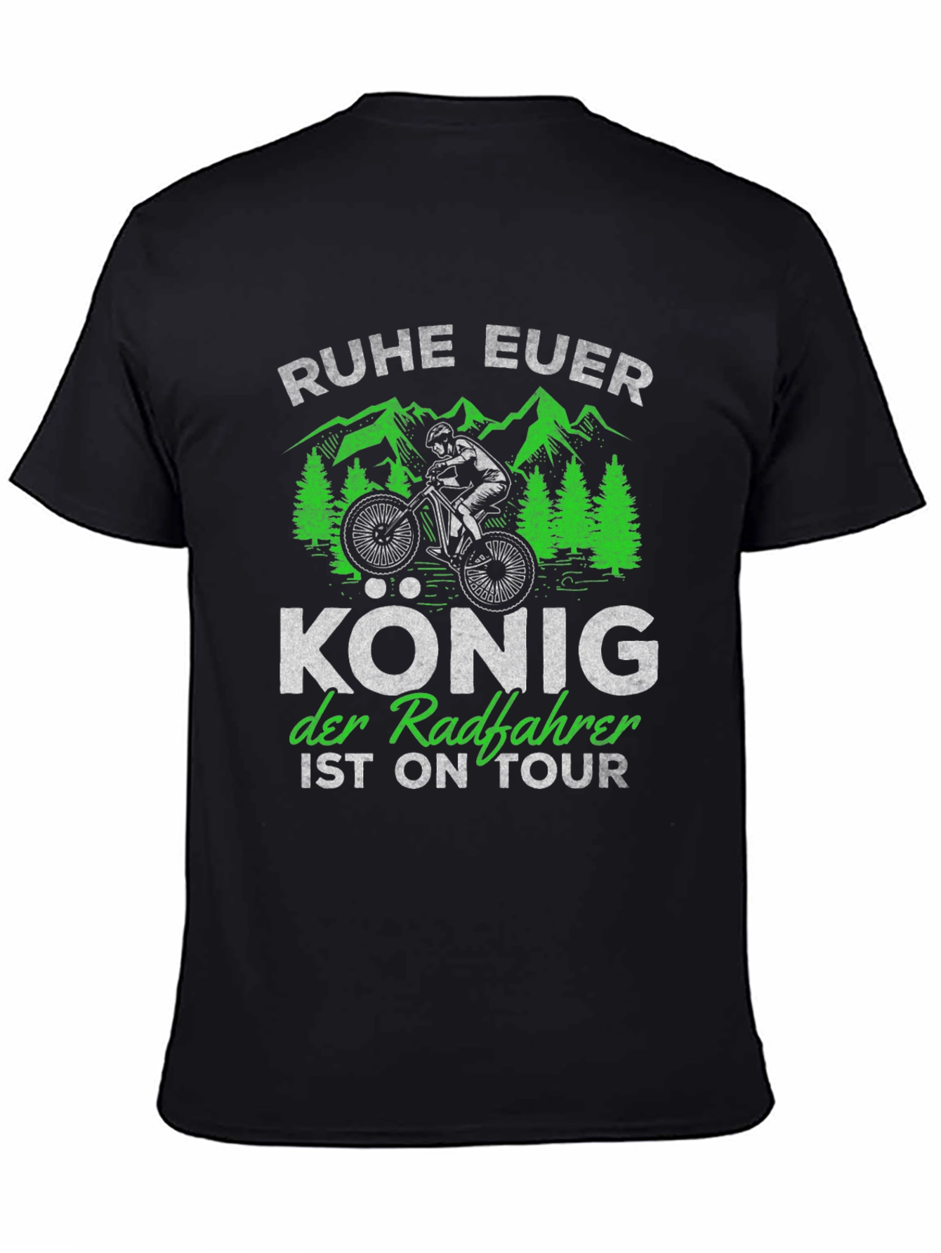 Ruhe Euer König Fahrrad T-Shirt