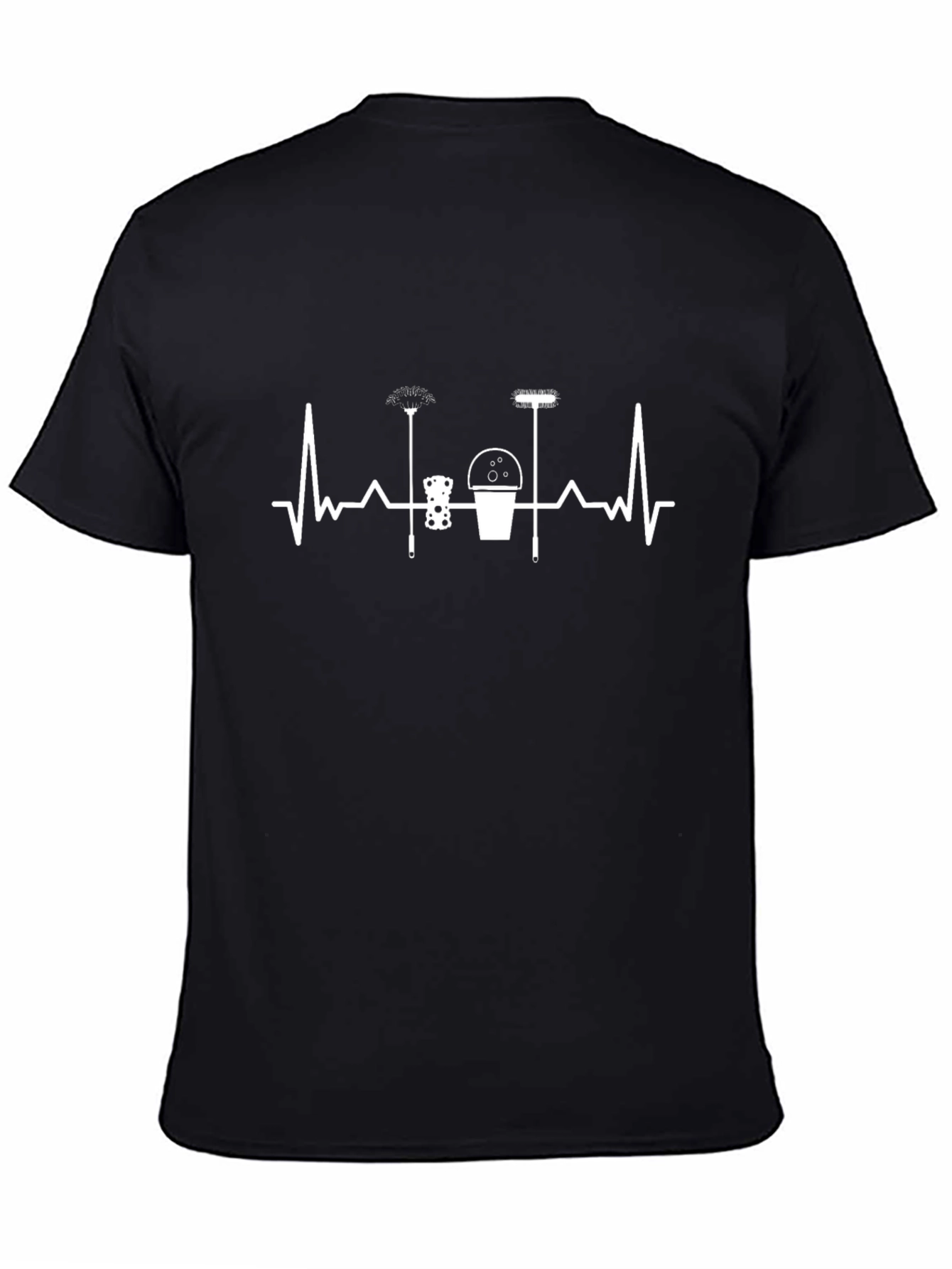 Cleaning Life T-Shirt | Heartbeat Design