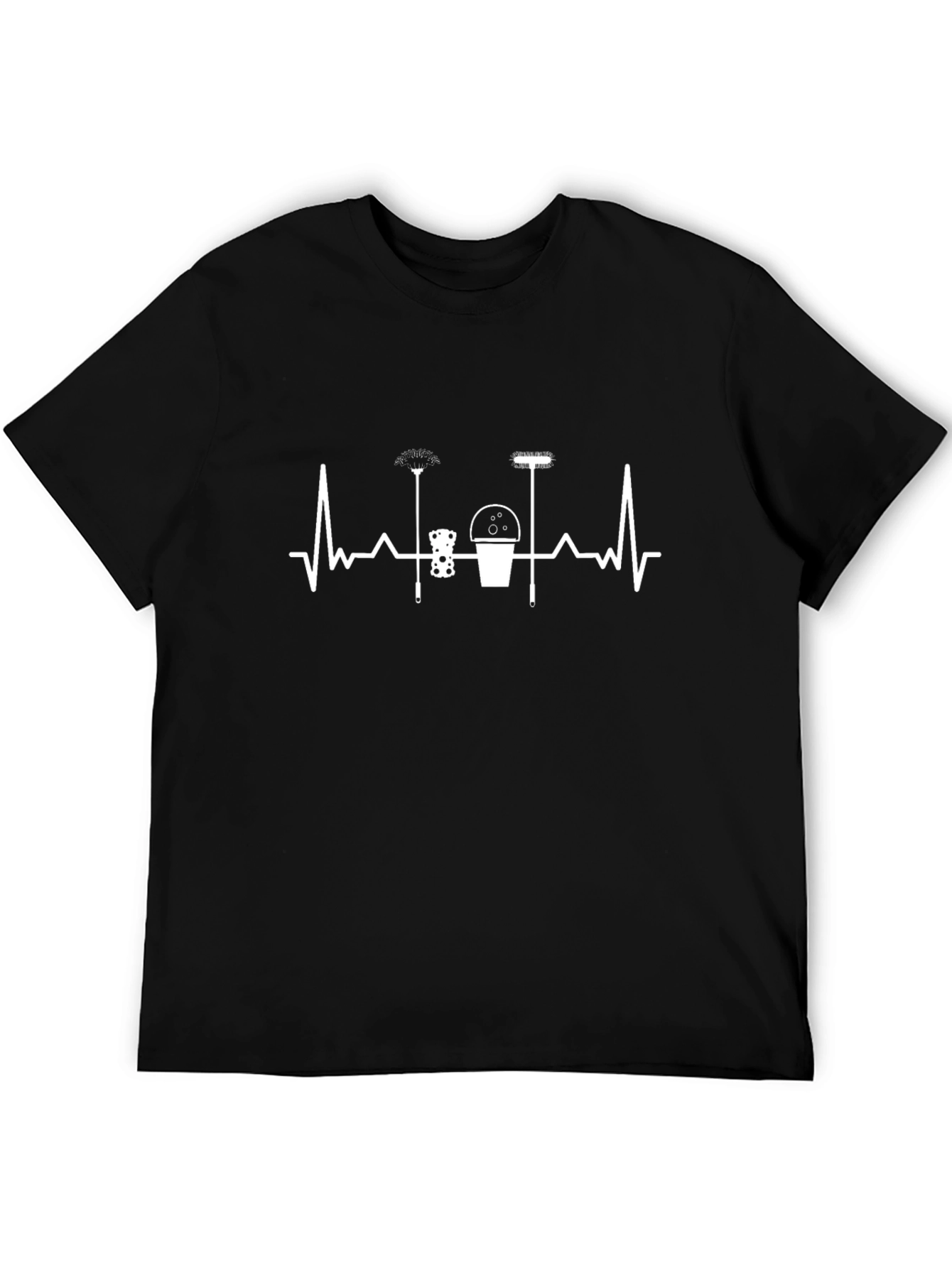 Cleaning Life T-Shirt | Heartbeat Design