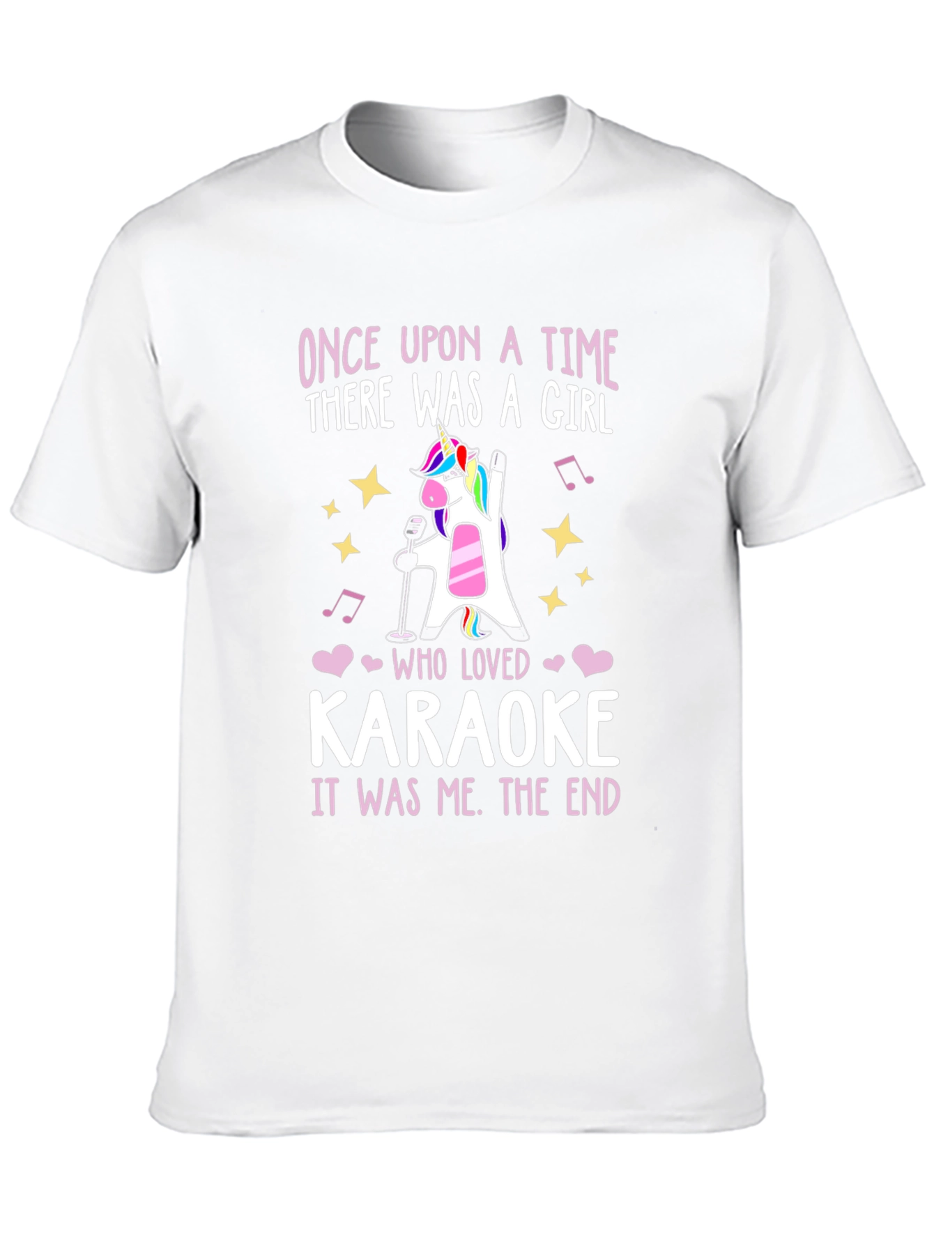 Unicorn Karaoke Girls T-Shirt