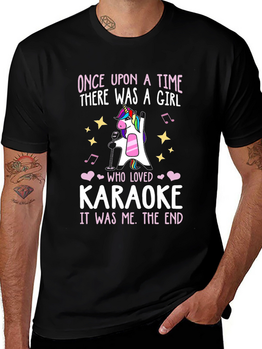 Unicorn Karaoke Girls T-Shirt
