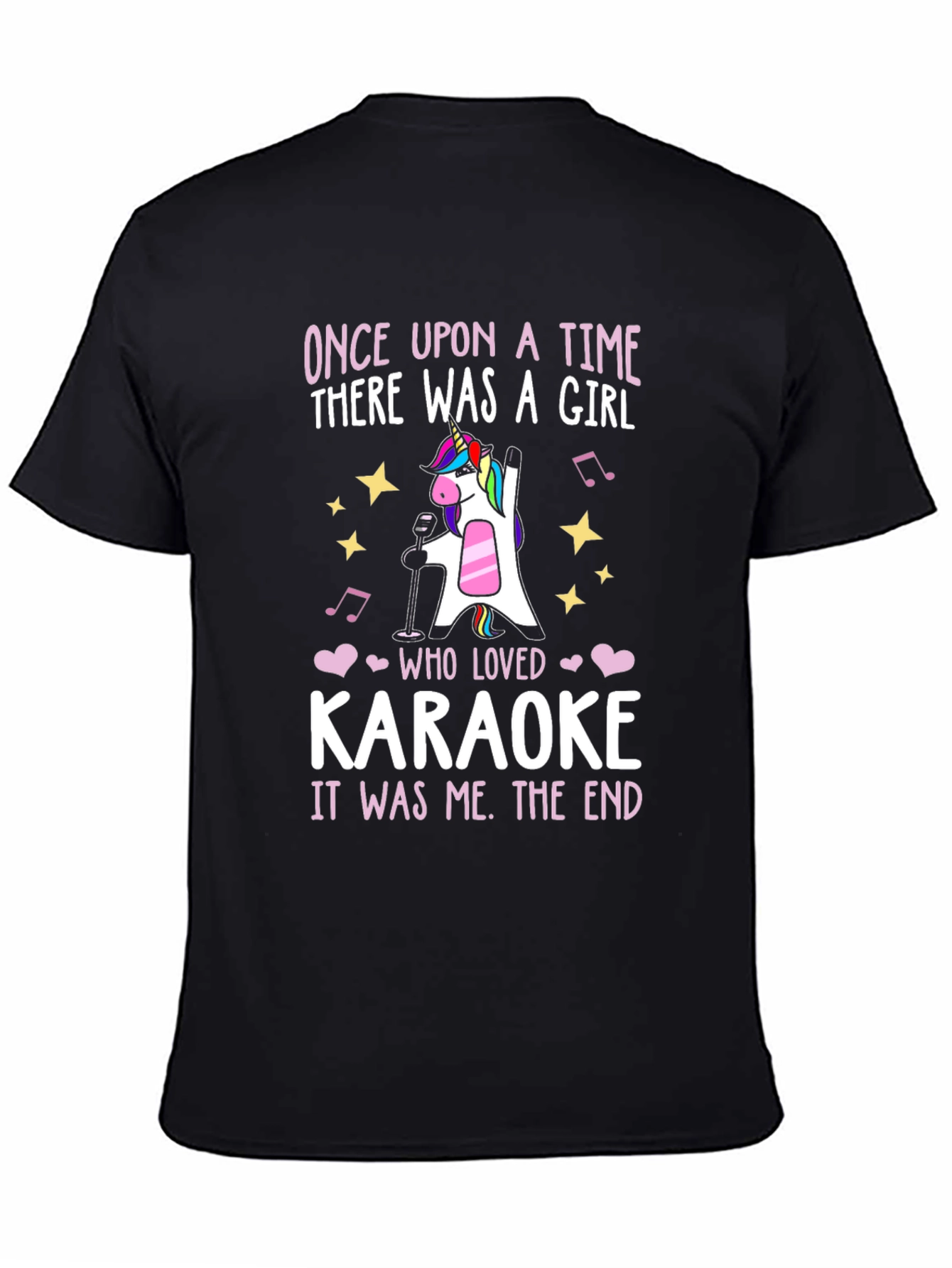 Unicorn Karaoke Girls T-Shirt