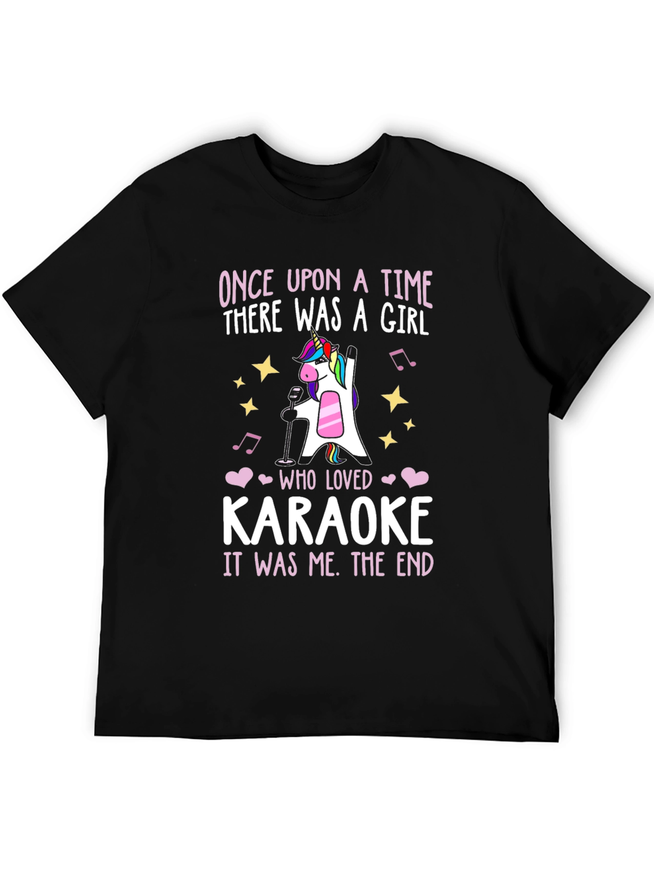 Unicorn Karaoke Girls T-Shirt