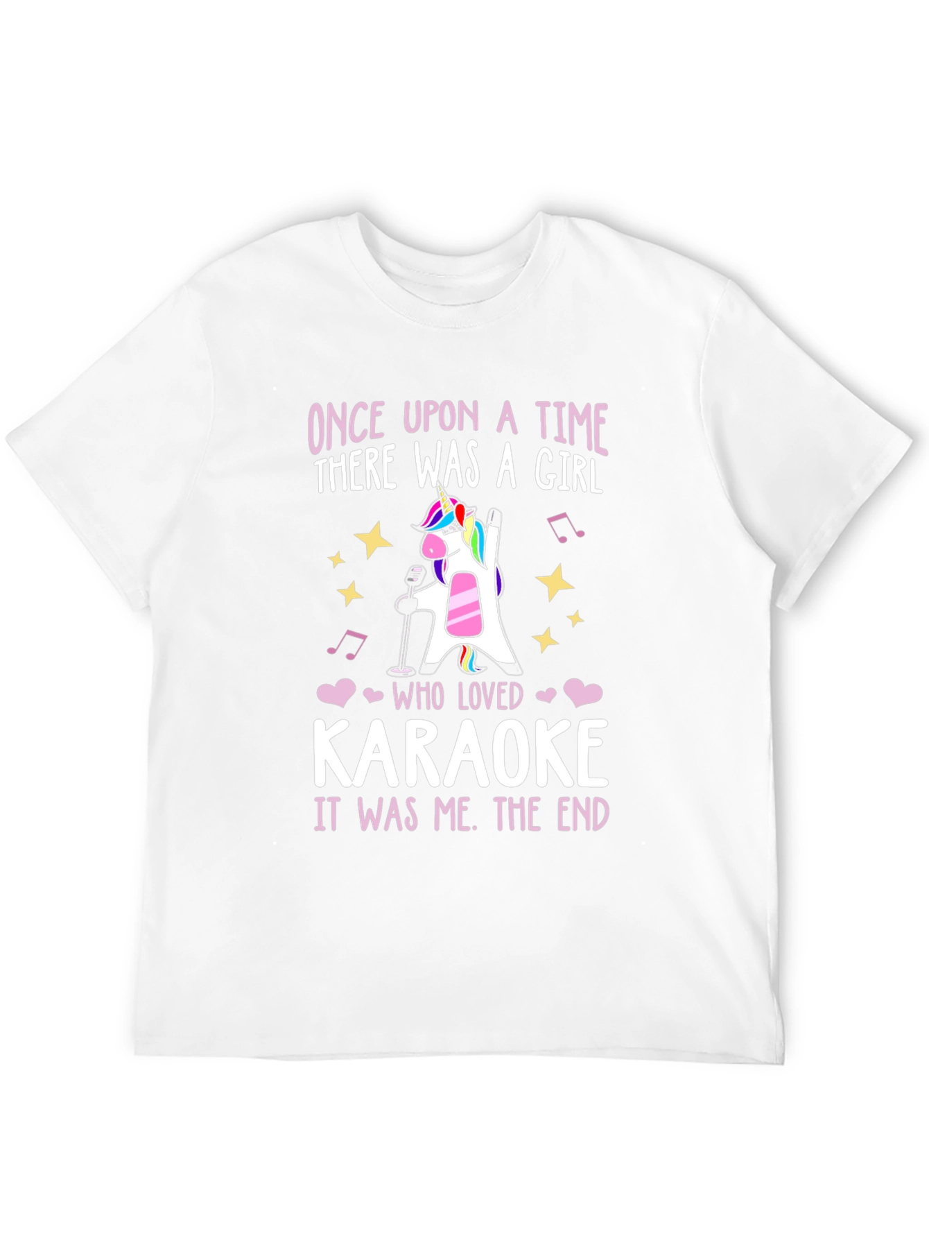 Unicorn Karaoke Girls T-Shirt