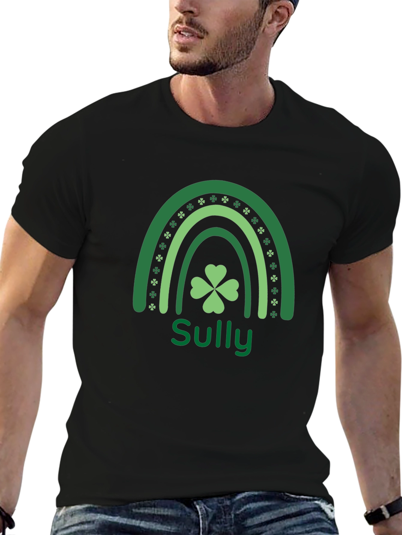 St. Patricks Day Sully Clover Rainbow T-Shirt