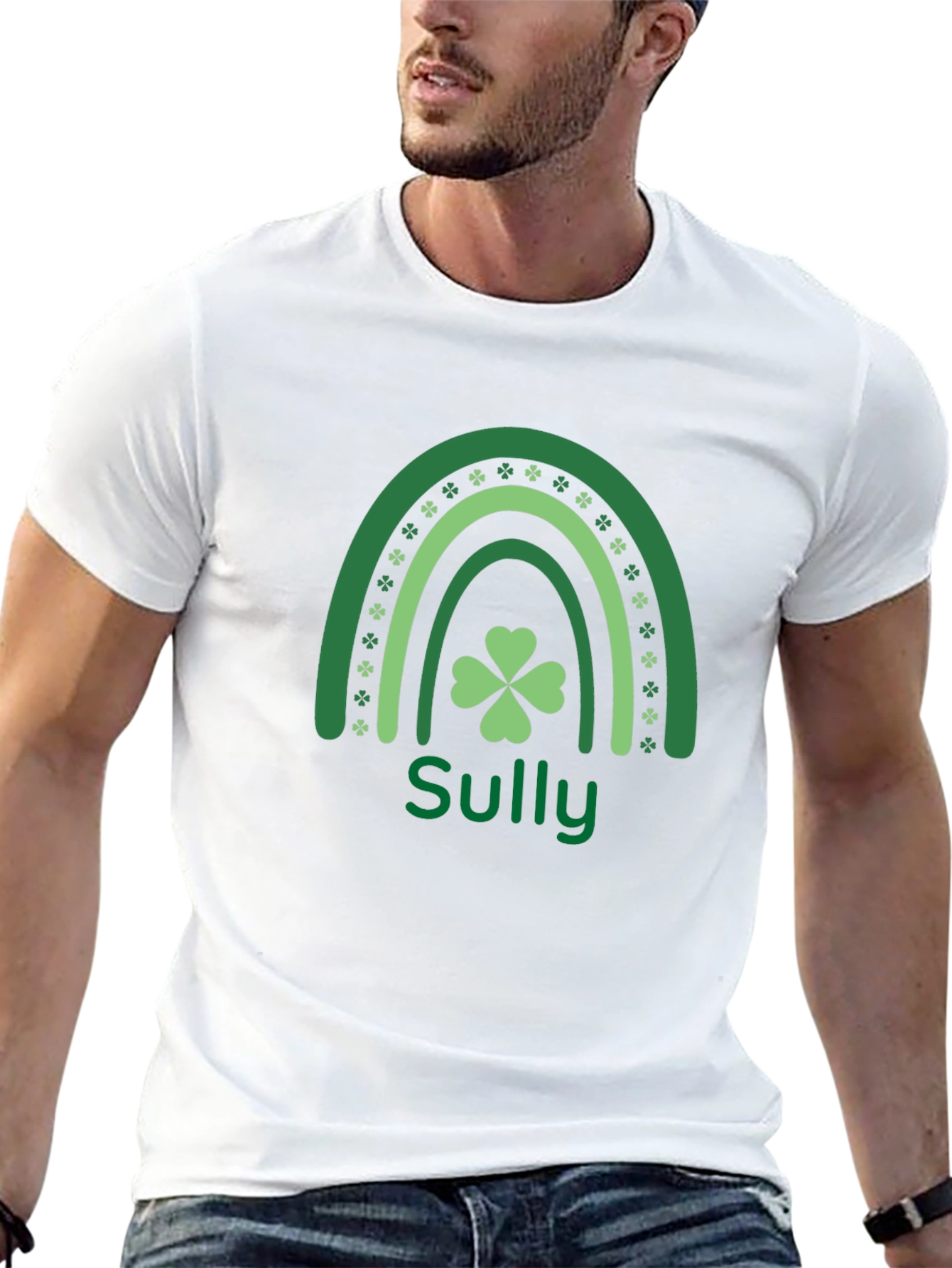 St. Patricks Day Sully Clover Rainbow T-Shirt
