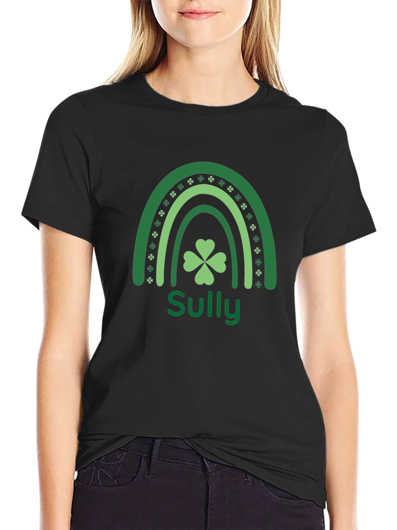 St. Patricks Day Sully Clover Rainbow T-Shirt