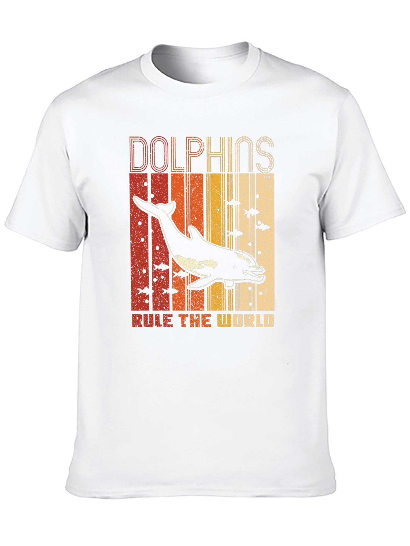Dolphins Rule The World Graphic T-Shirt