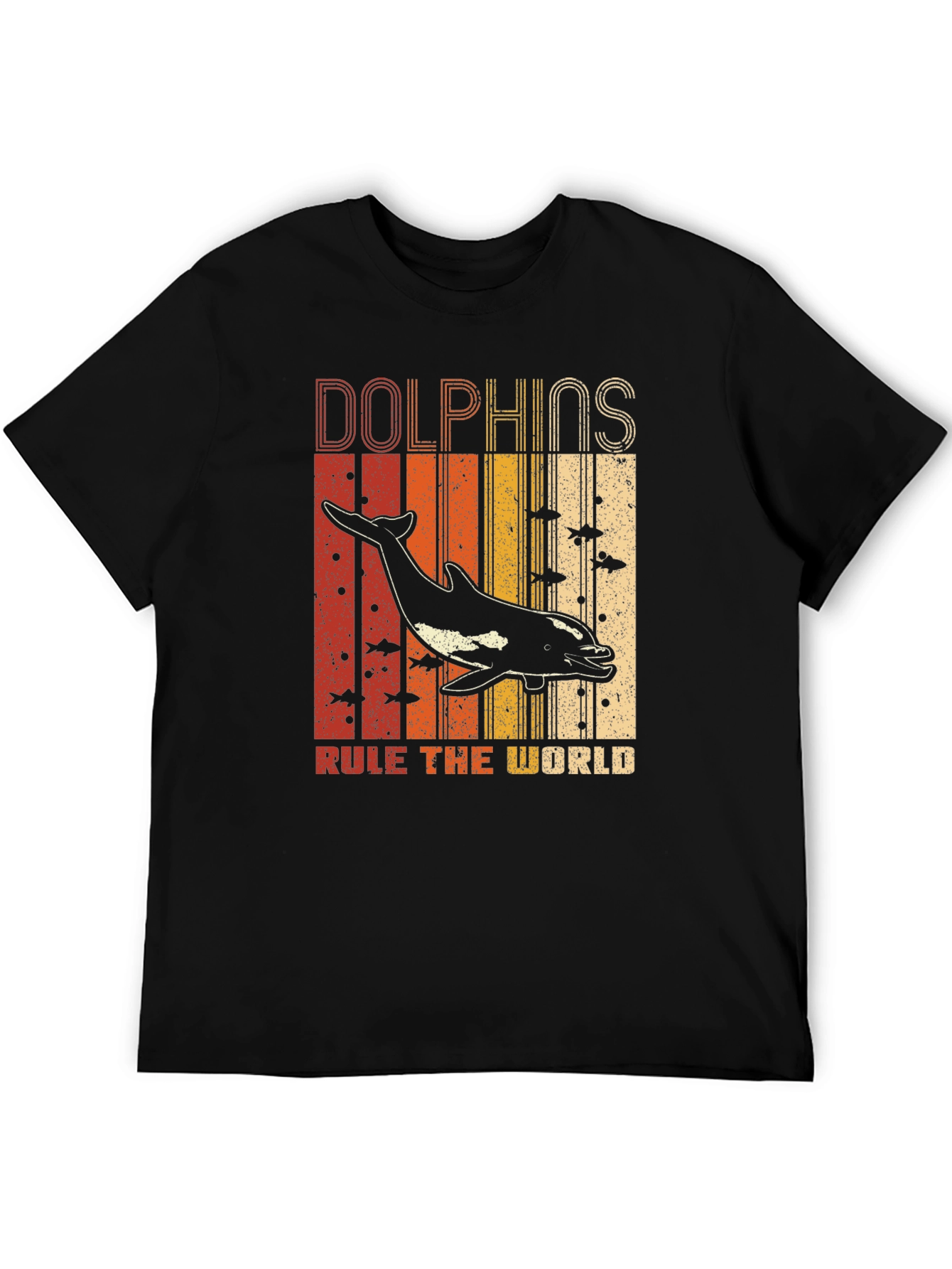 Dolphins Rule The World Graphic T-Shirt