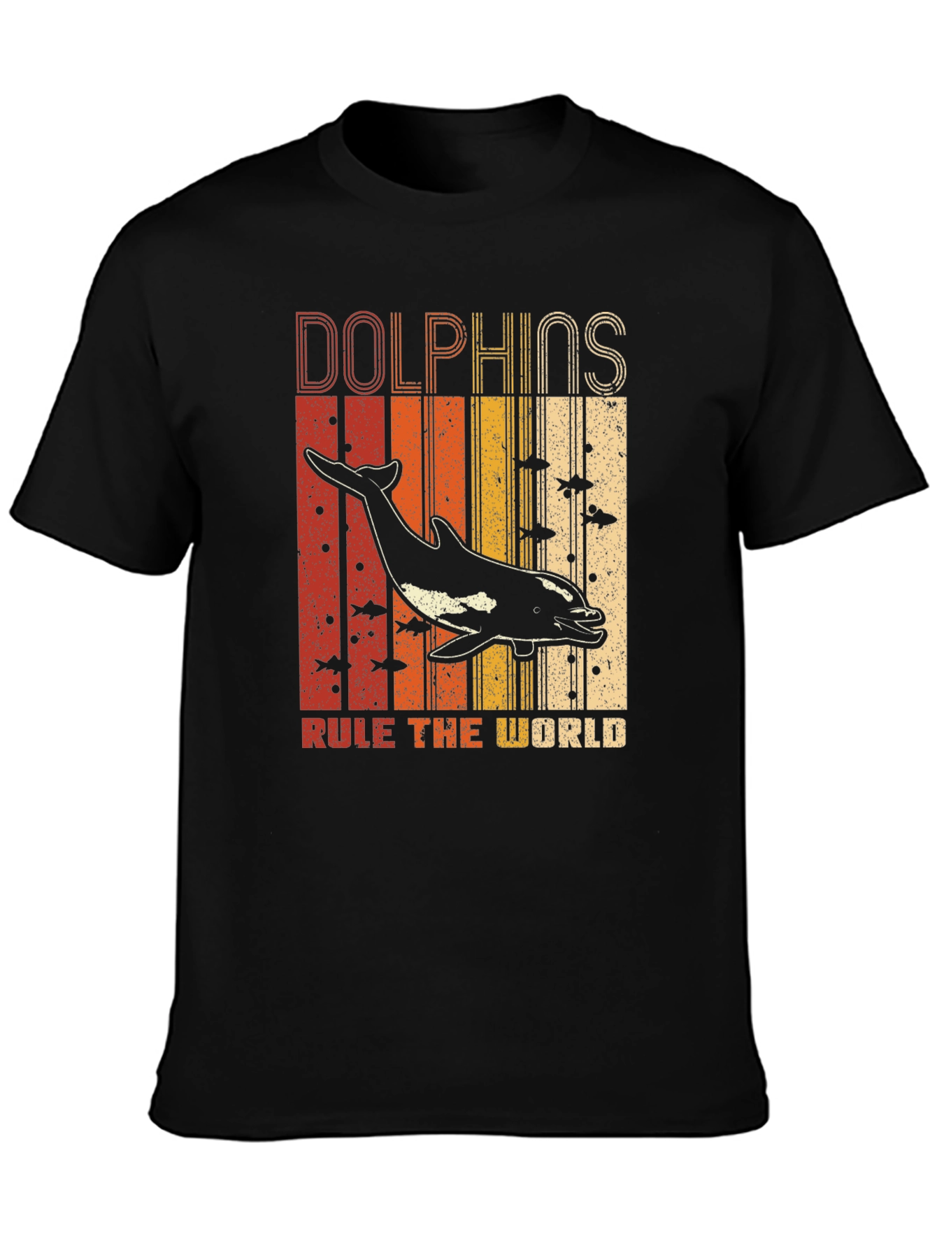 Dolphins Rule The World Graphic T-Shirt