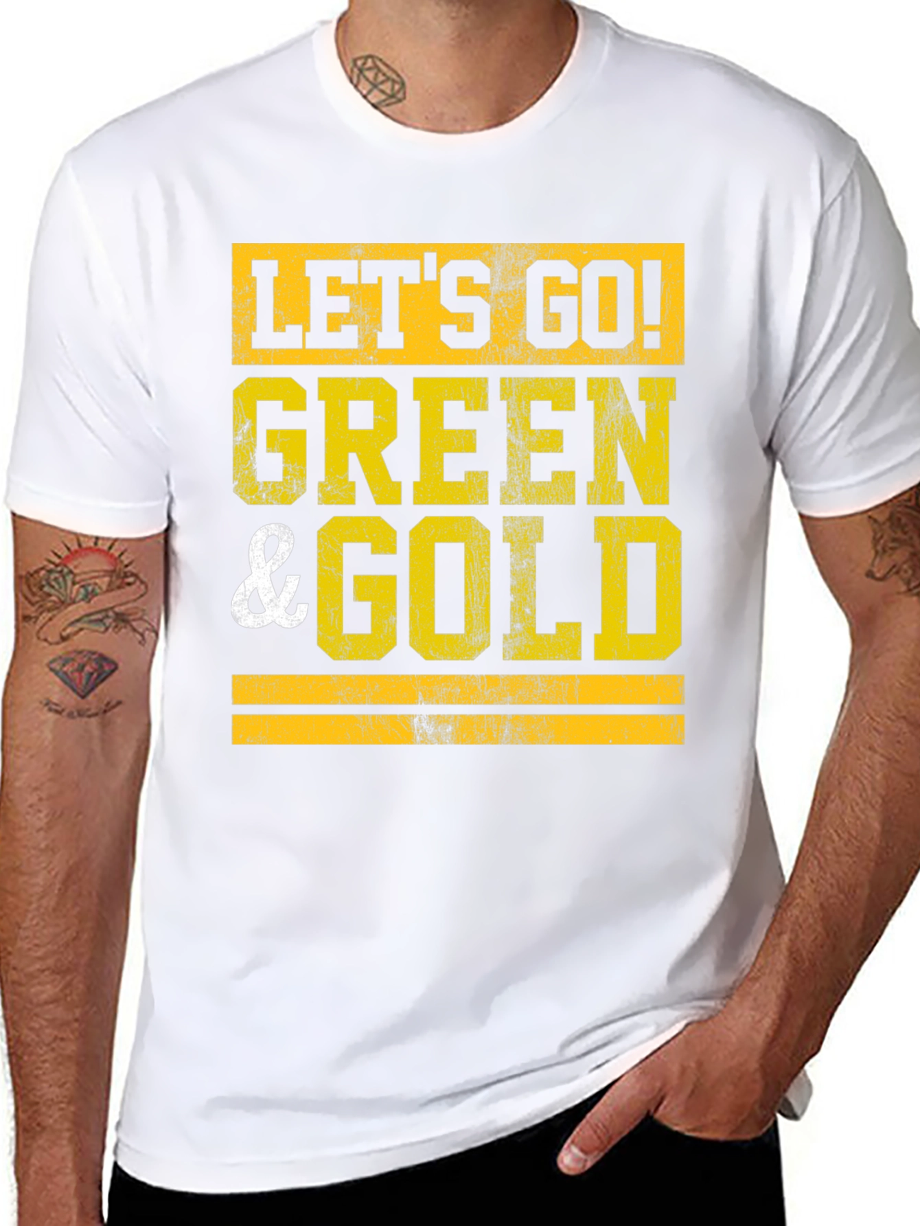 Lets Go Green & Gold T-Shirt
