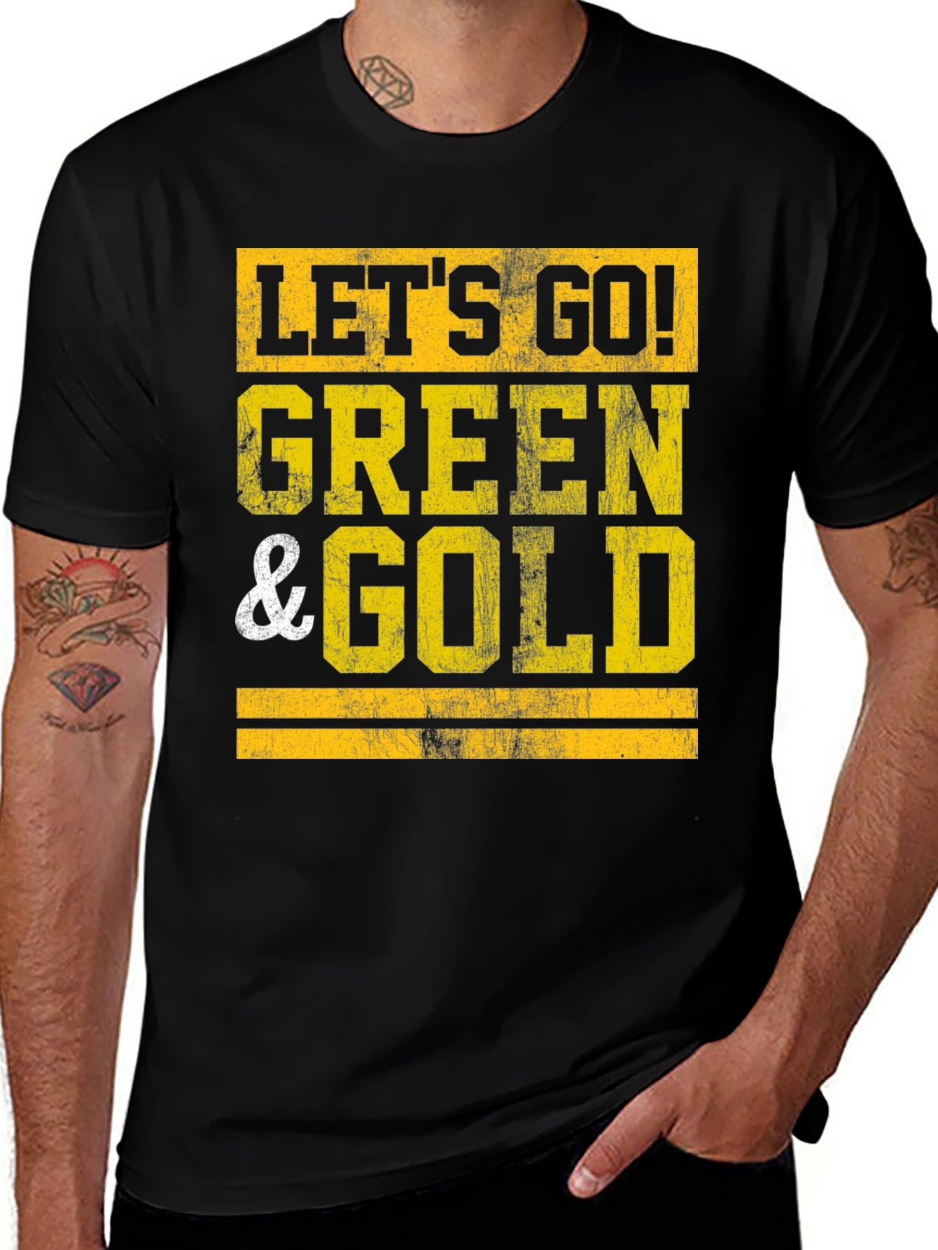 Lets Go Green & Gold T-Shirt