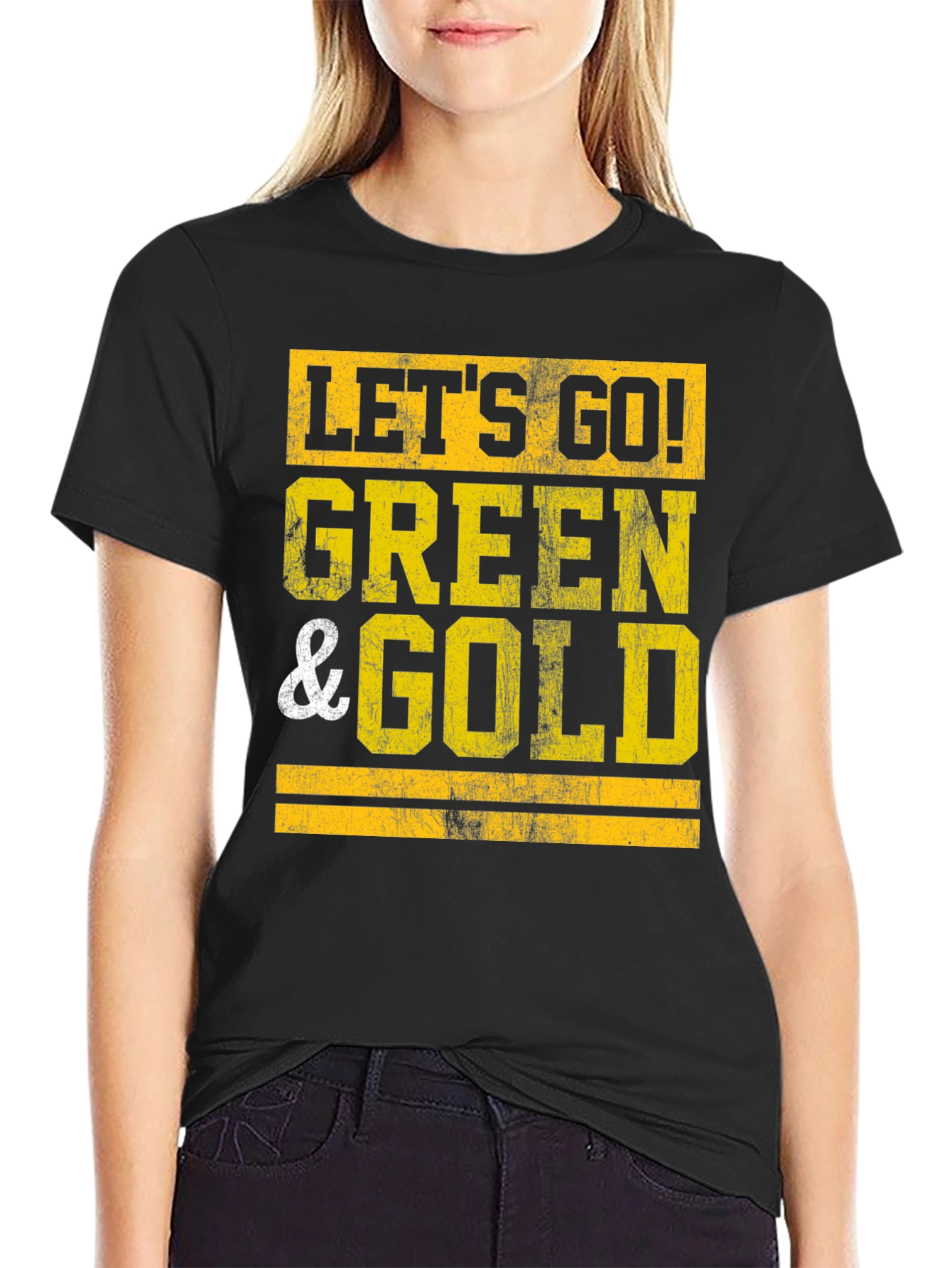 Lets Go Green & Gold T-Shirt