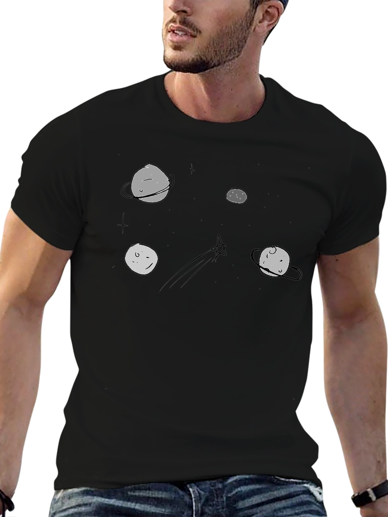 Planetary Dreams T-Shirt - Black