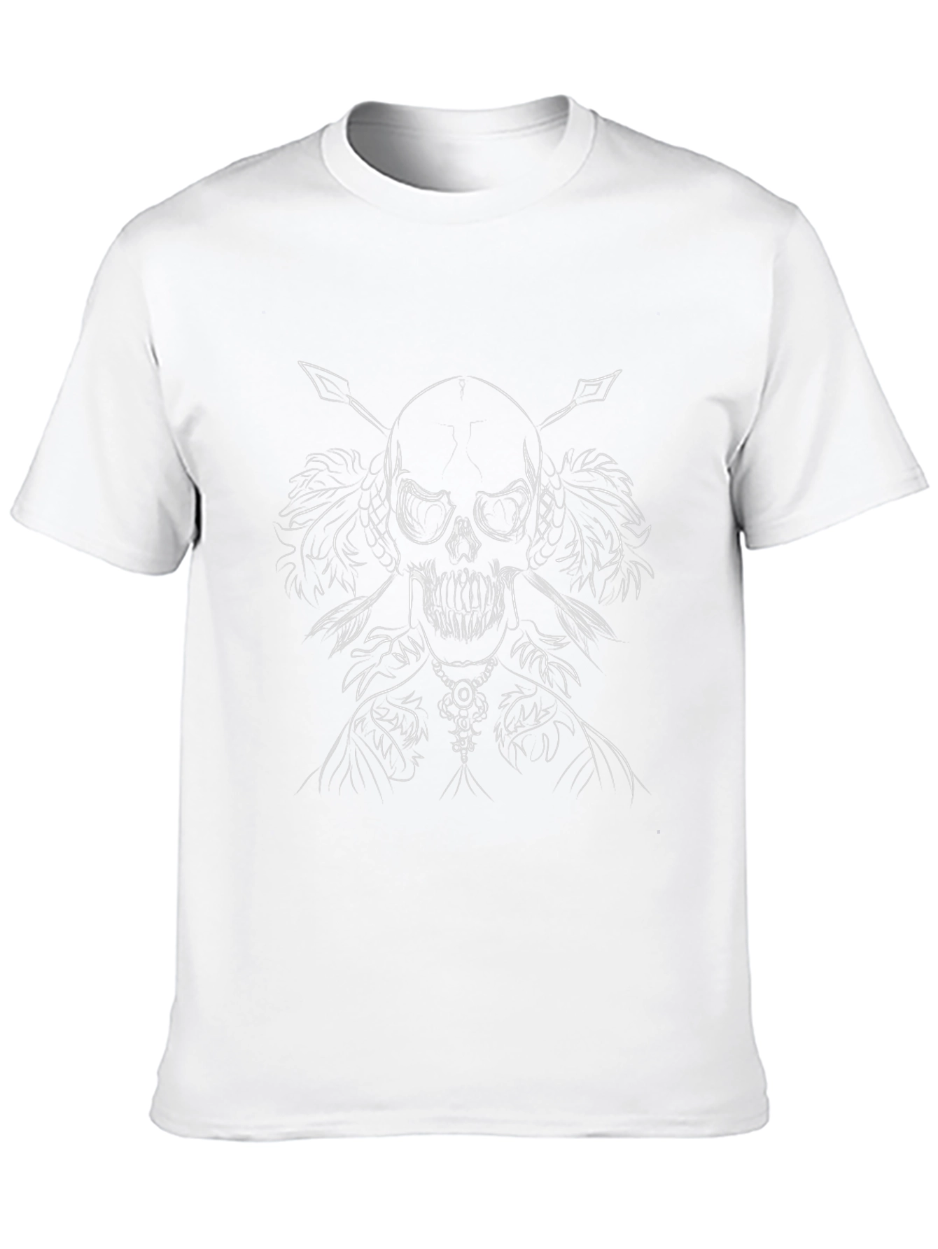 Skull Graphic Tee - Mens Black T-Shirt