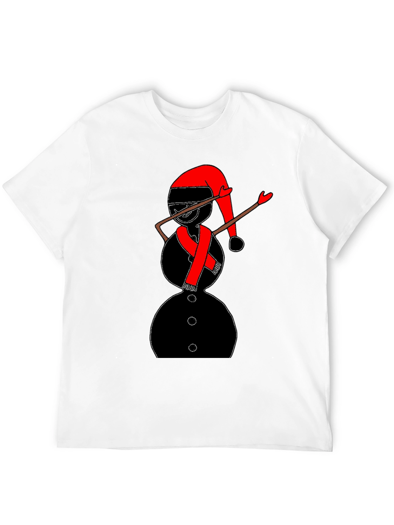 Dabbing Snowman Graphic Tee