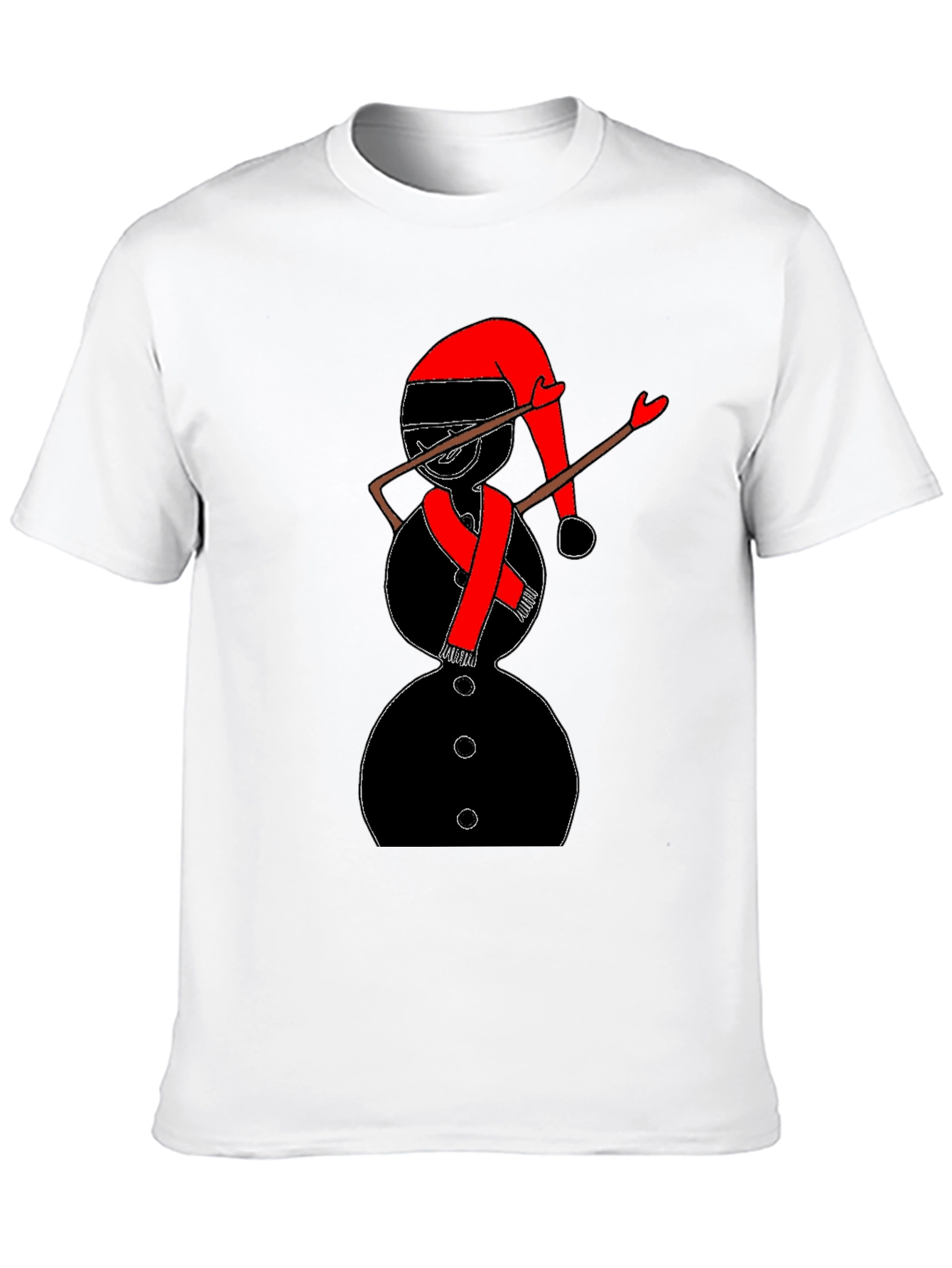 Dabbing Snowman Graphic Tee