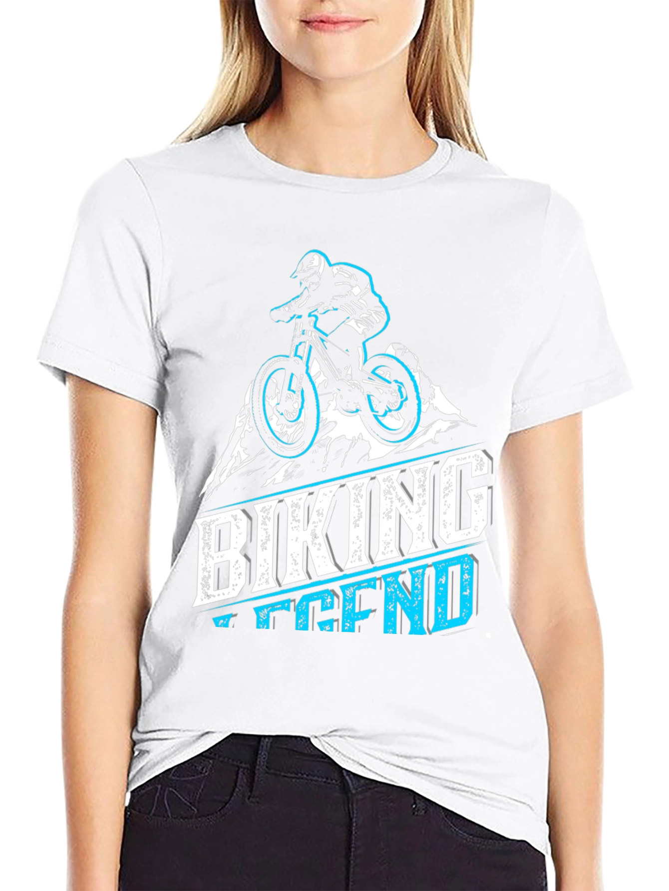 Biking Legend Graphic Tee - Mountain Bike T-Shirt