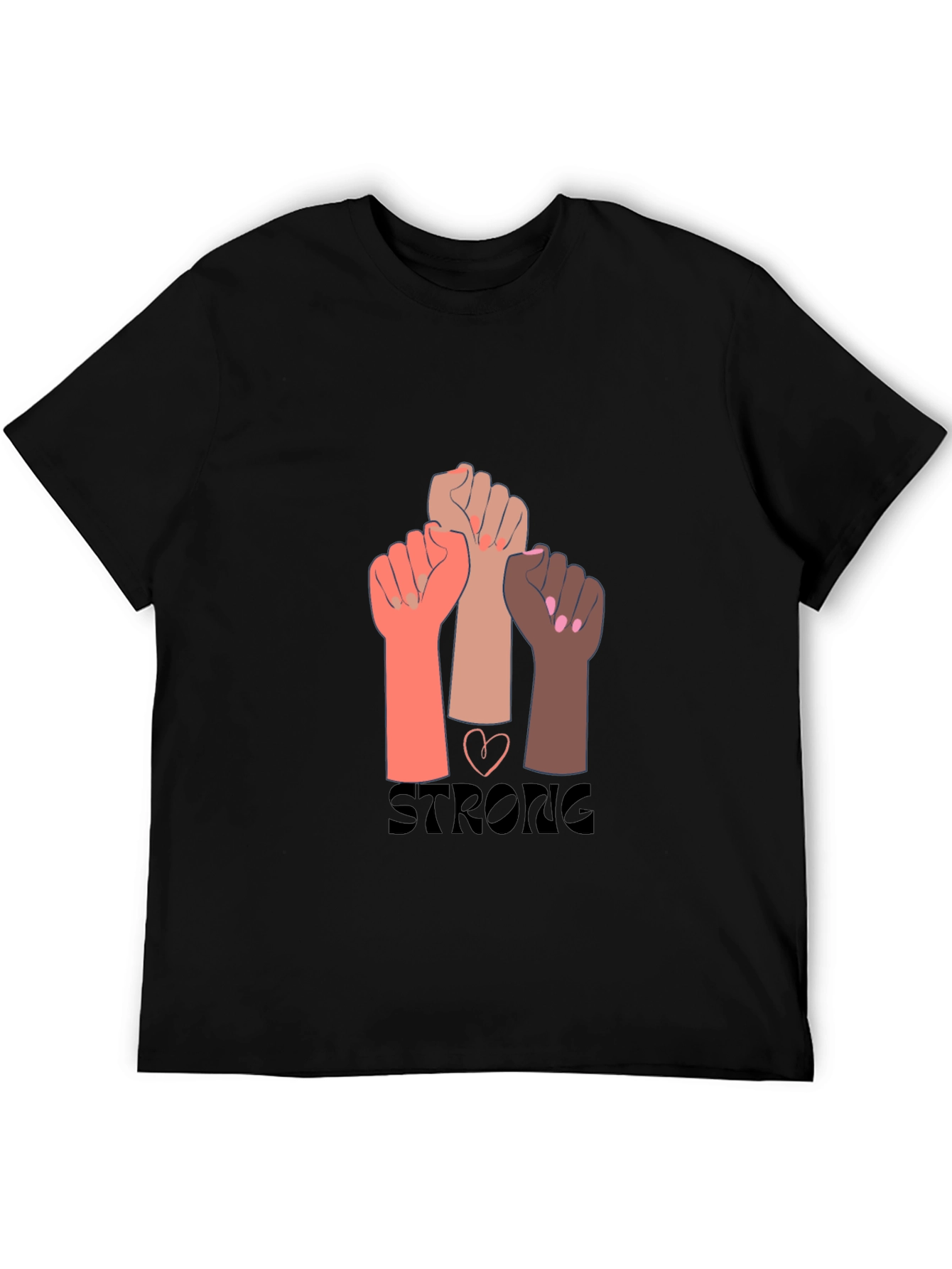 Strong Women Fist Graphic Tee