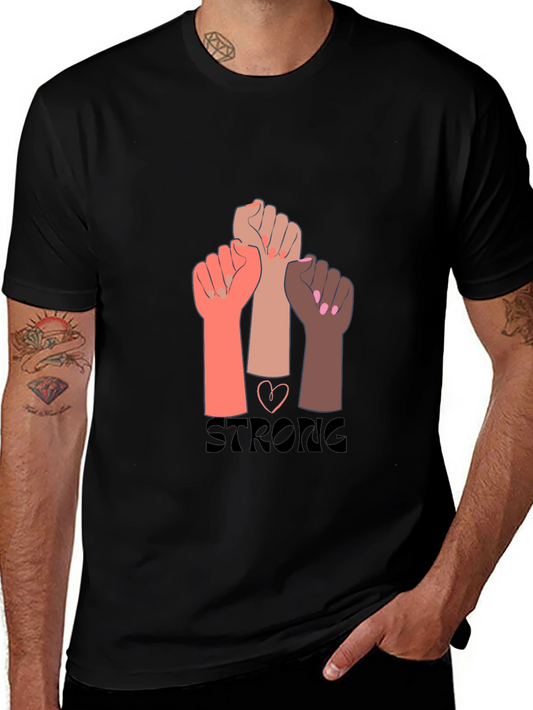 Strong Women Fist Graphic Tee