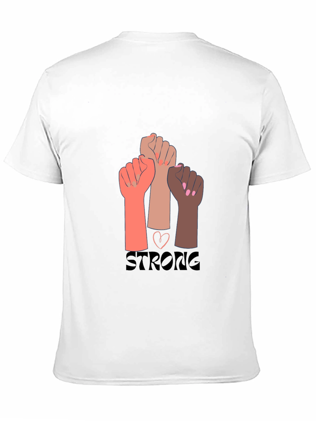 Strong Women Fist Graphic Tee