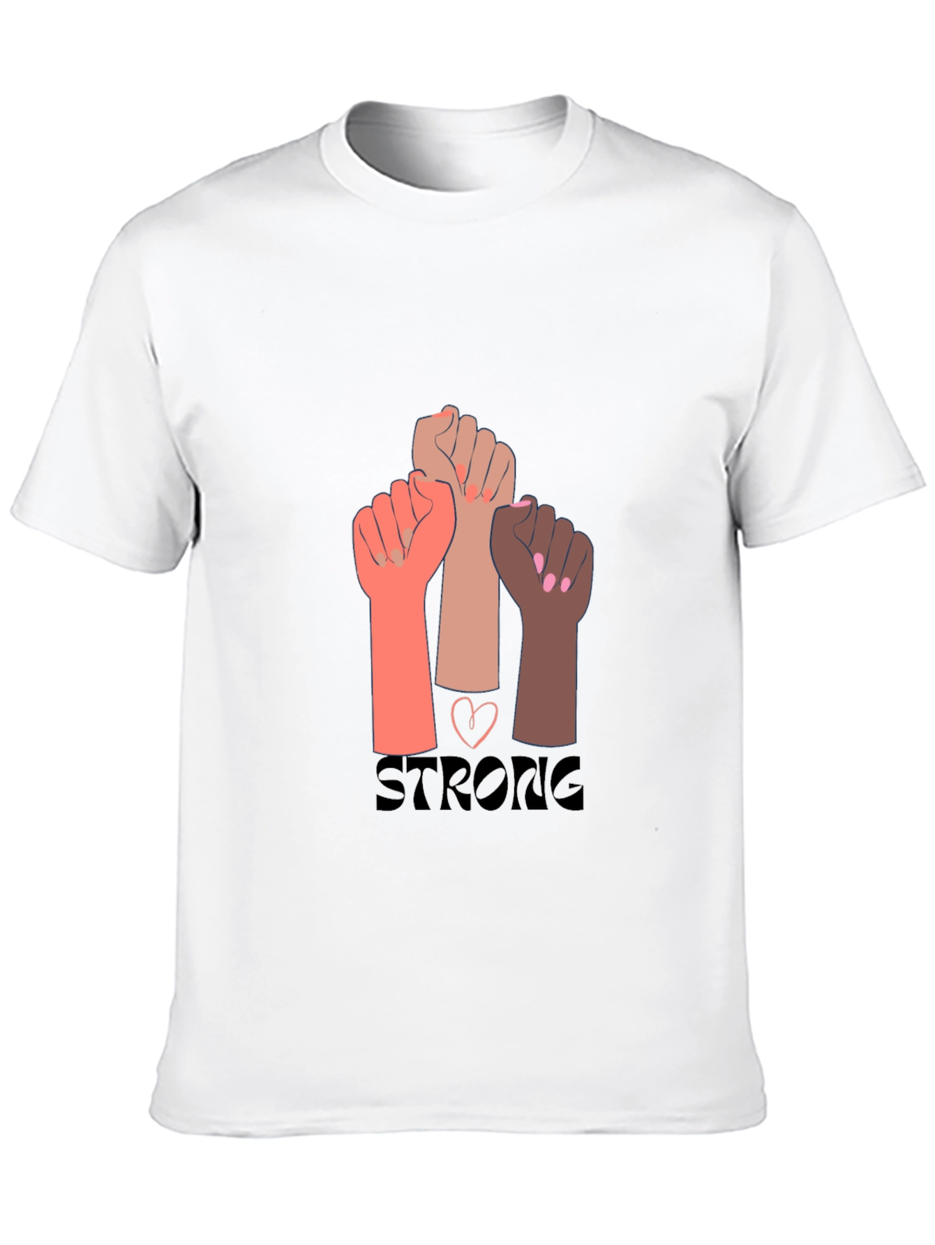 Strong Women Fist Graphic Tee