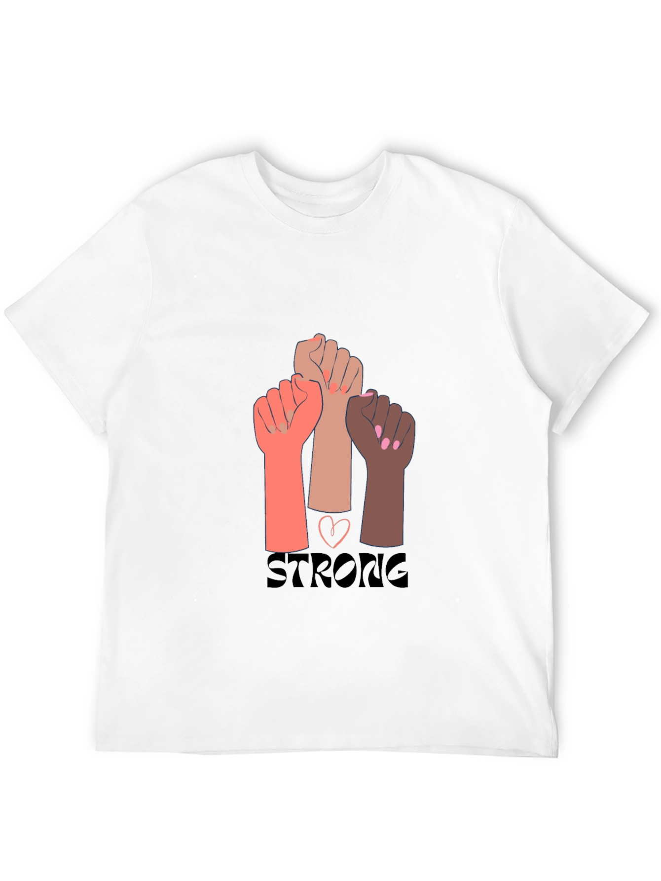 Strong Women Fist Graphic Tee