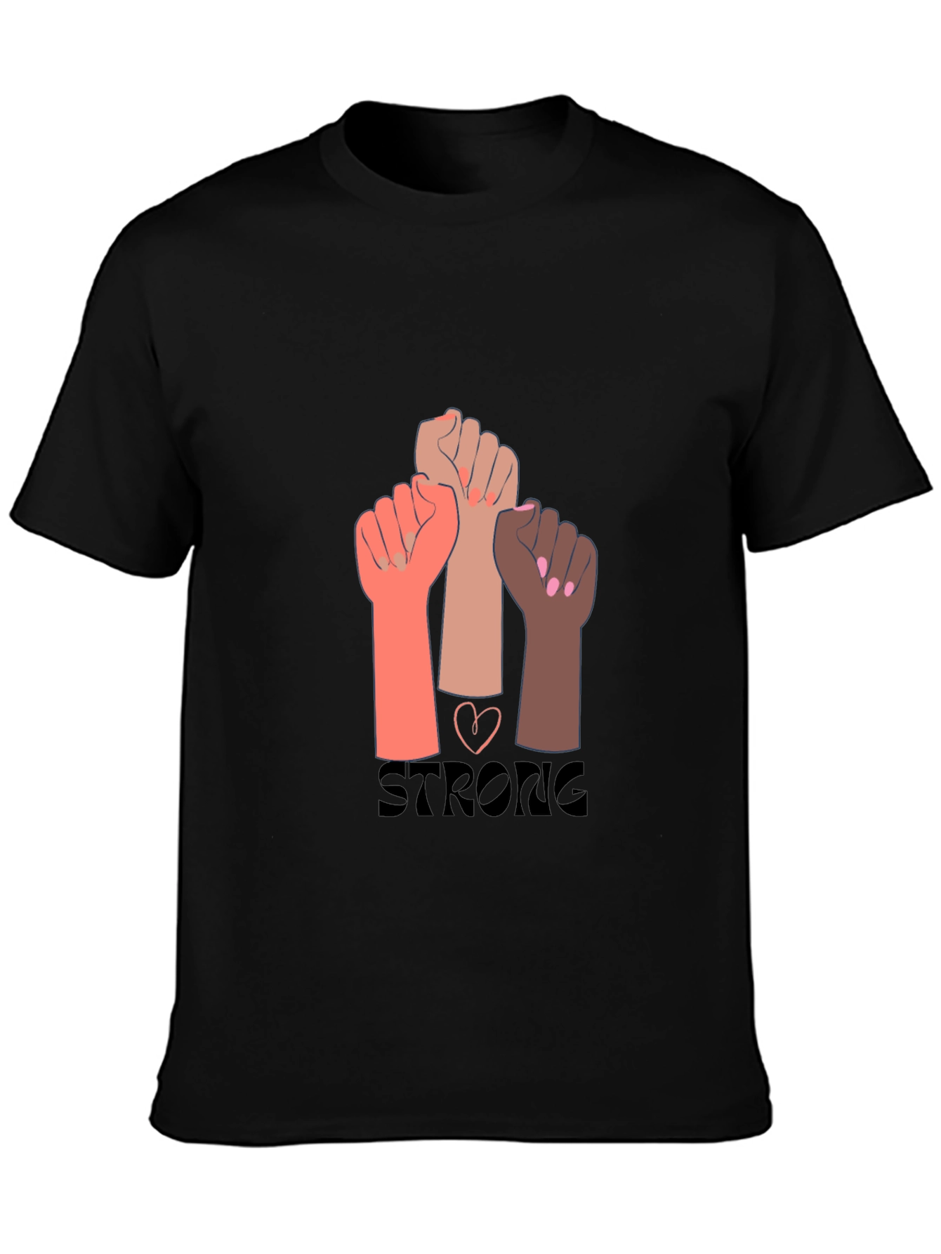 Strong Women Fist Graphic Tee