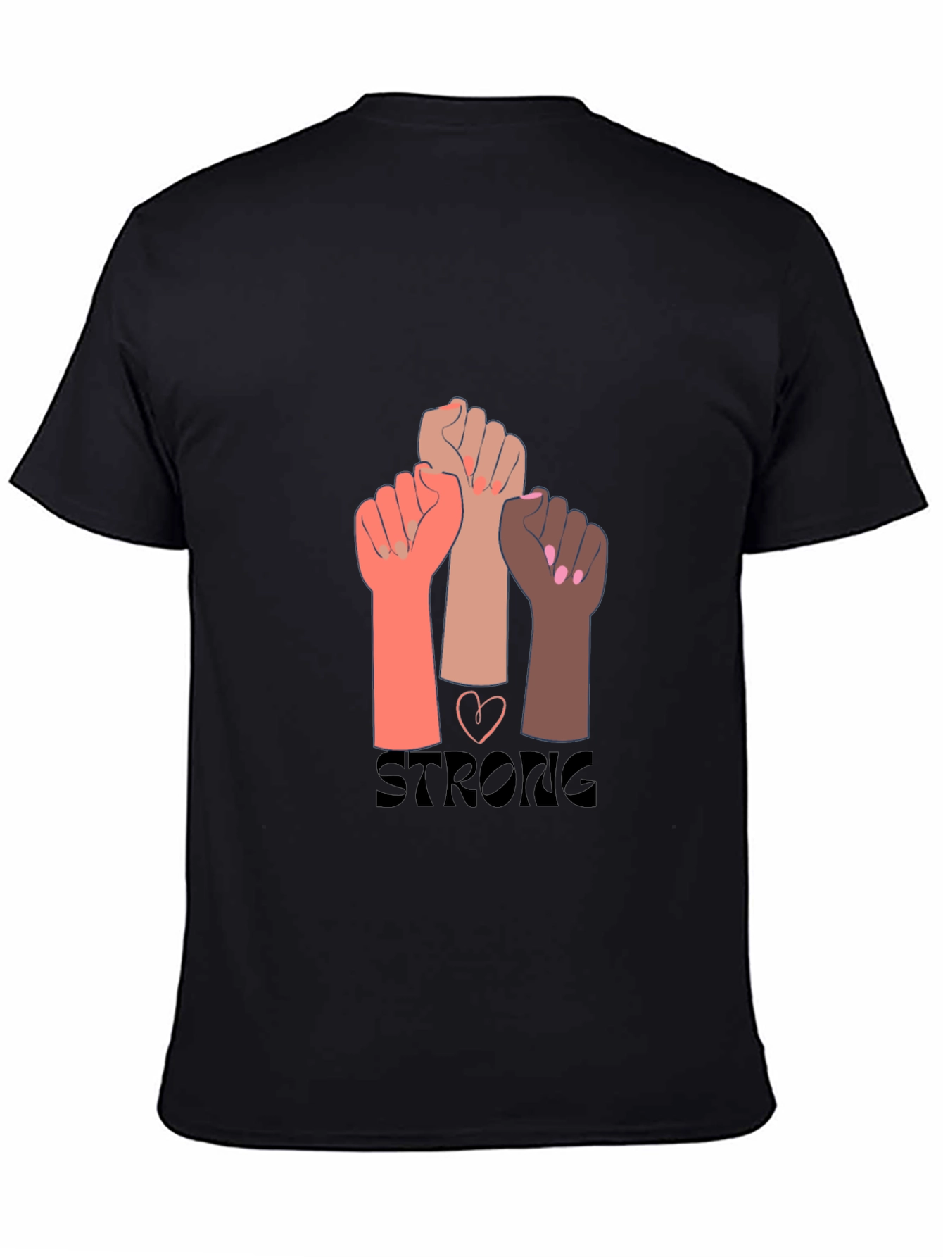 Strong Women Fist Graphic Tee