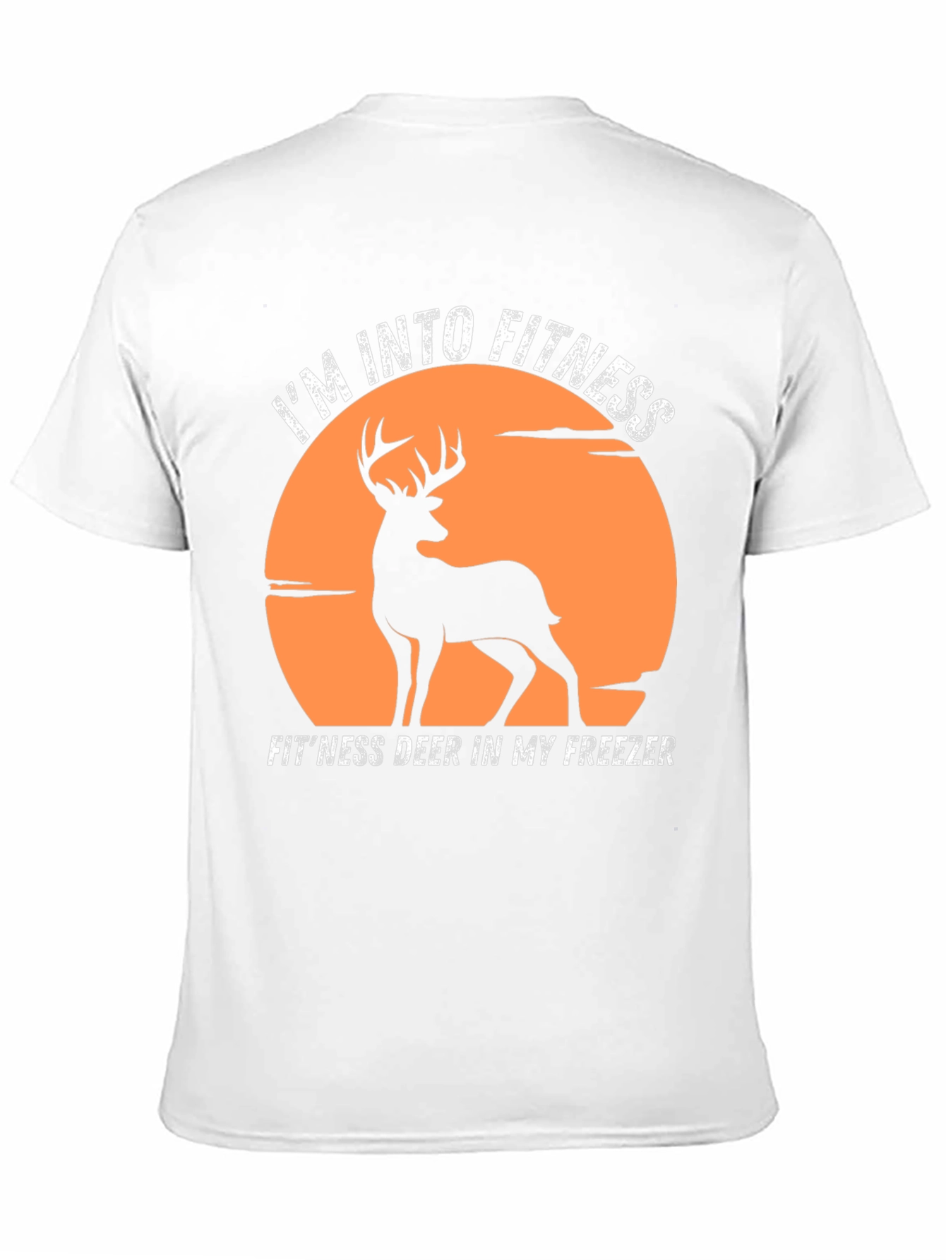 Fitness Deer Graphic Tee - Im Into Fitness