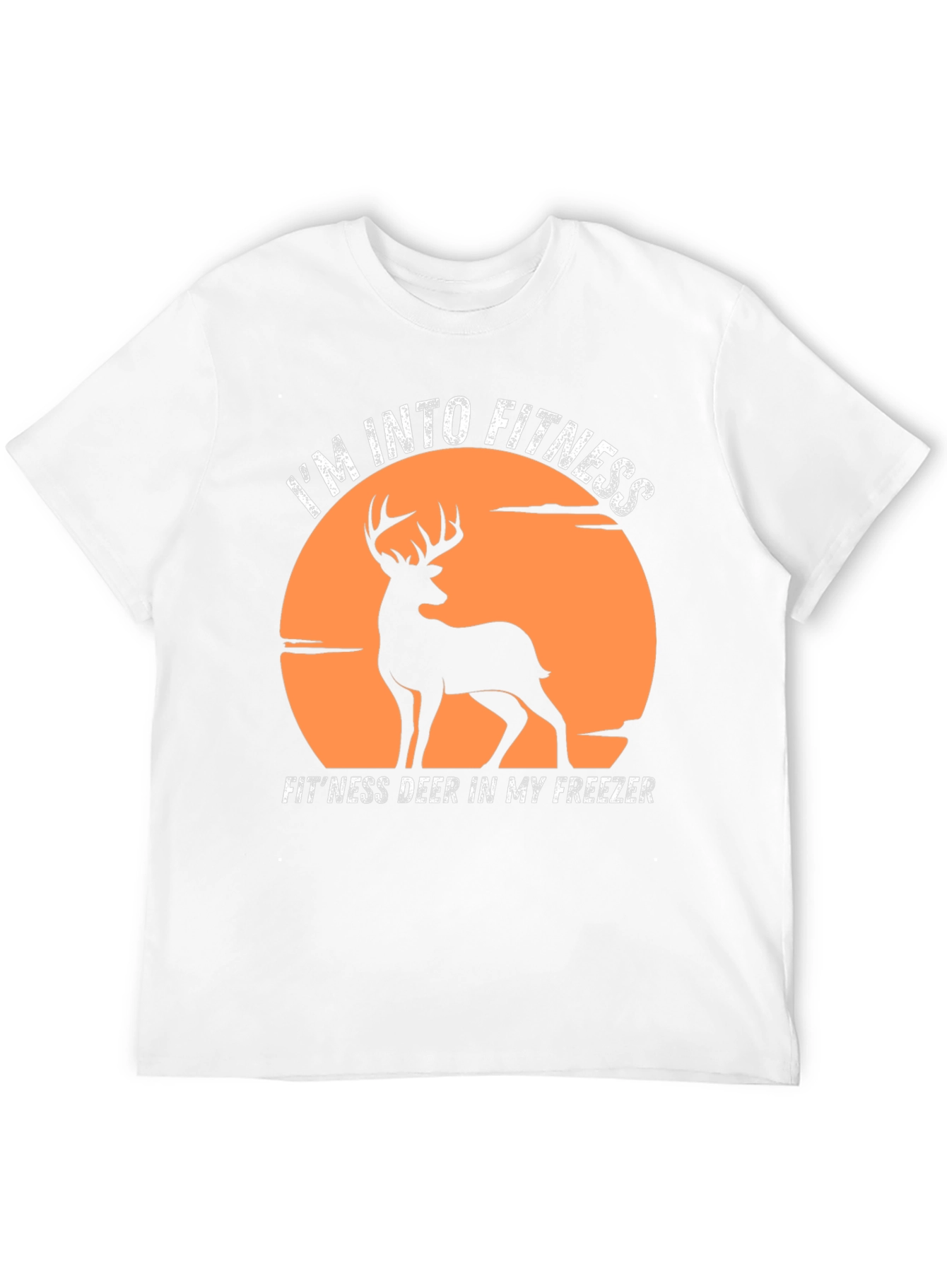 Fitness Deer Graphic Tee - Im Into Fitness