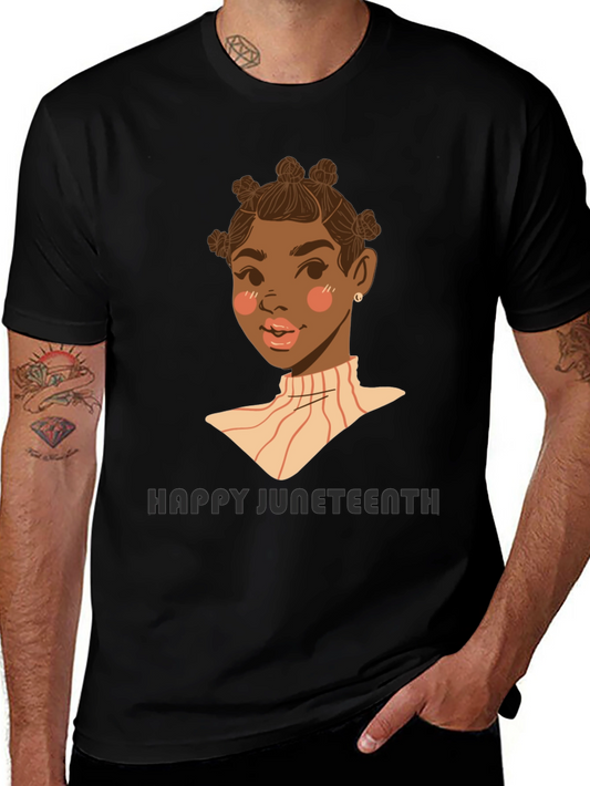 Juneteenth Celebration Tee - Woman Portrait