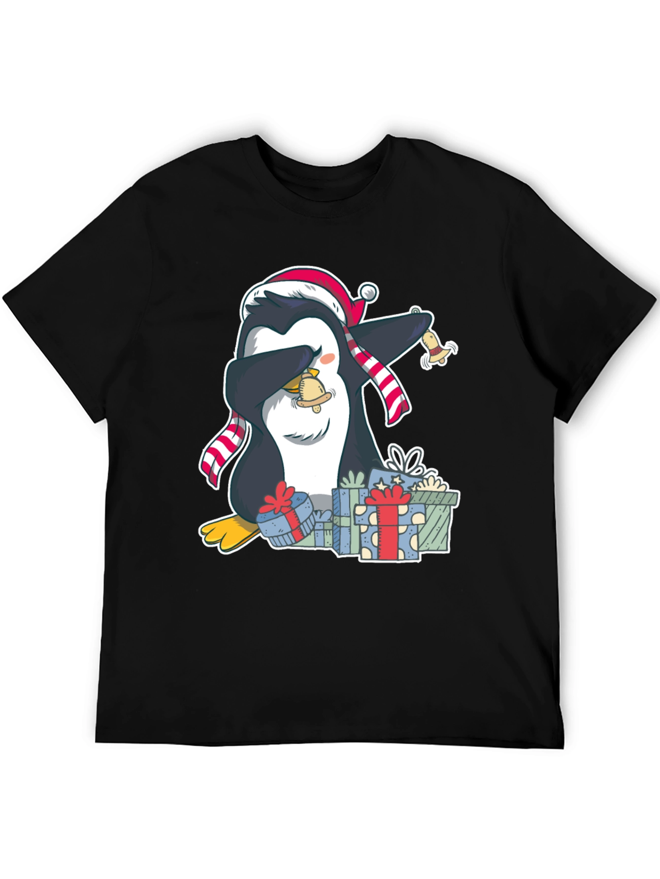 Christmas Penguin Dabbing T-Shirt