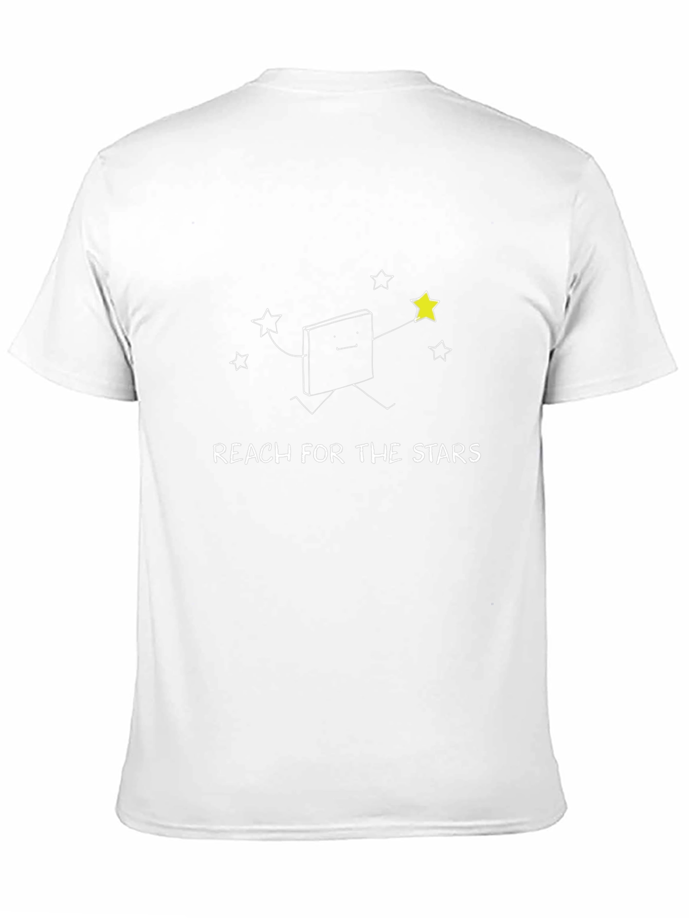 Reach For The Stars Black Graphic T-Shirt