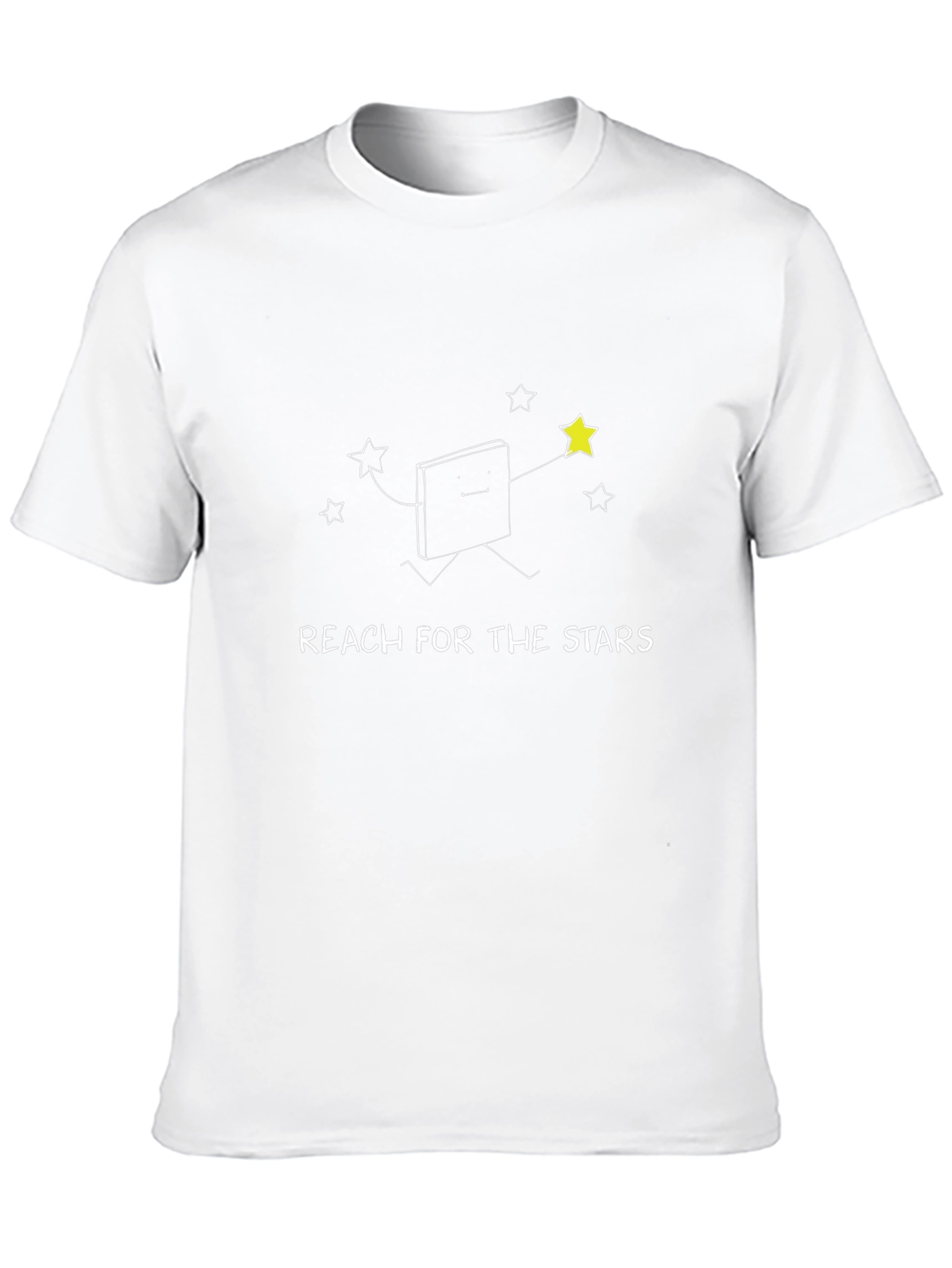 Reach For The Stars Black Graphic T-Shirt