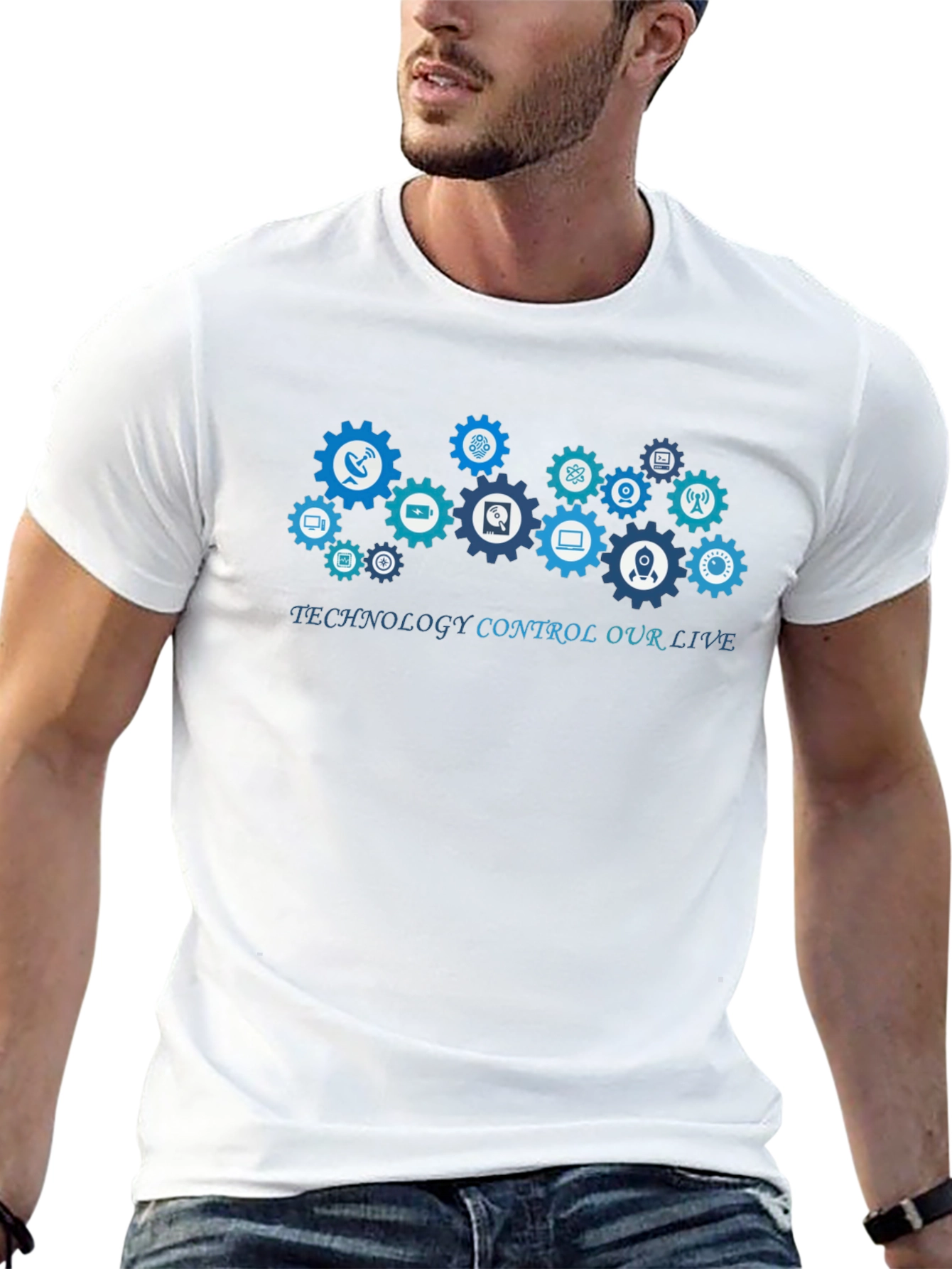 Tech Control T-Shirt - Gadget Gear Design